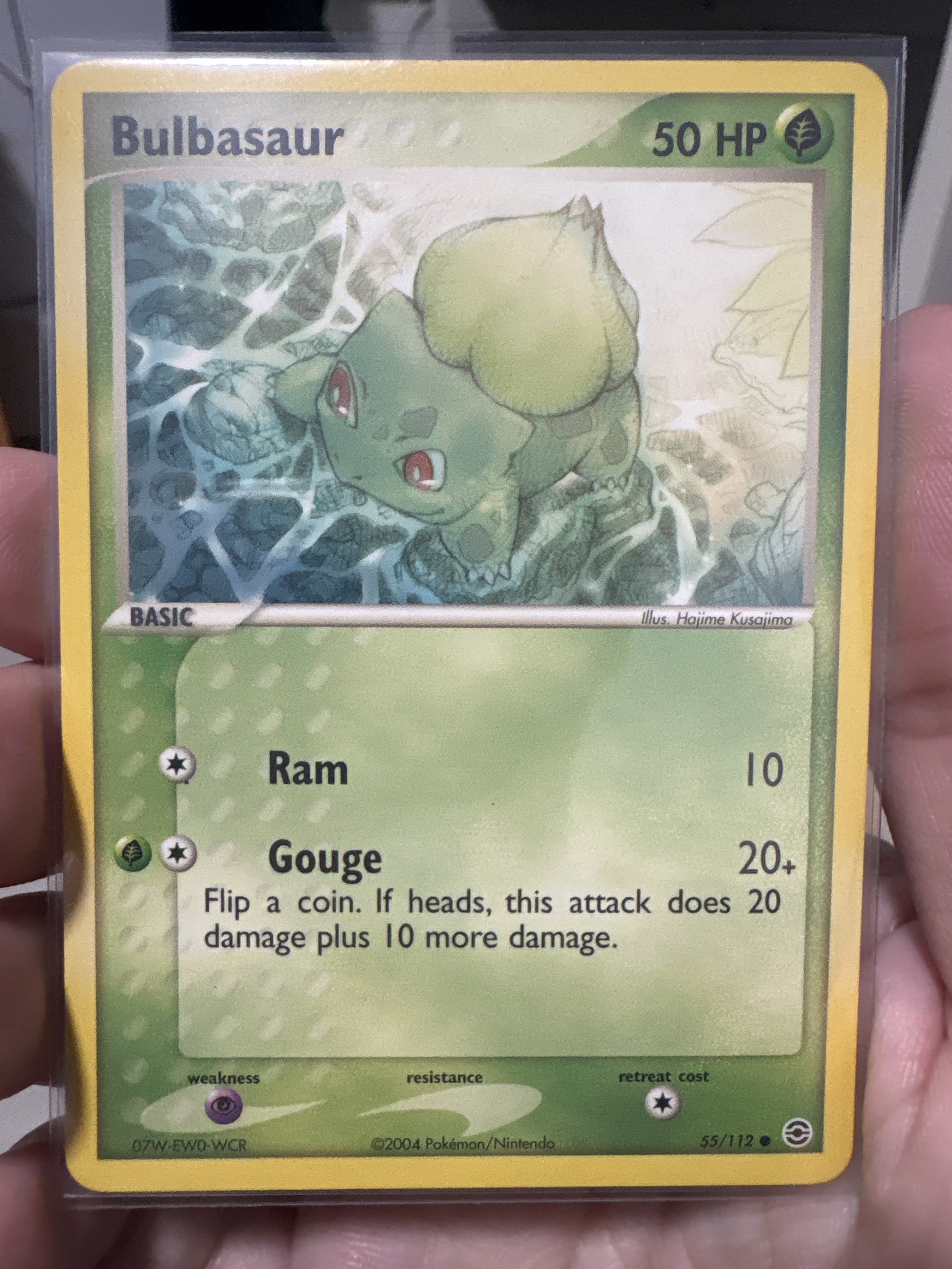 Pokemon TCG Fire Red & Leaf Green - Bulbasaur #55/112 - Common Non Holo ...