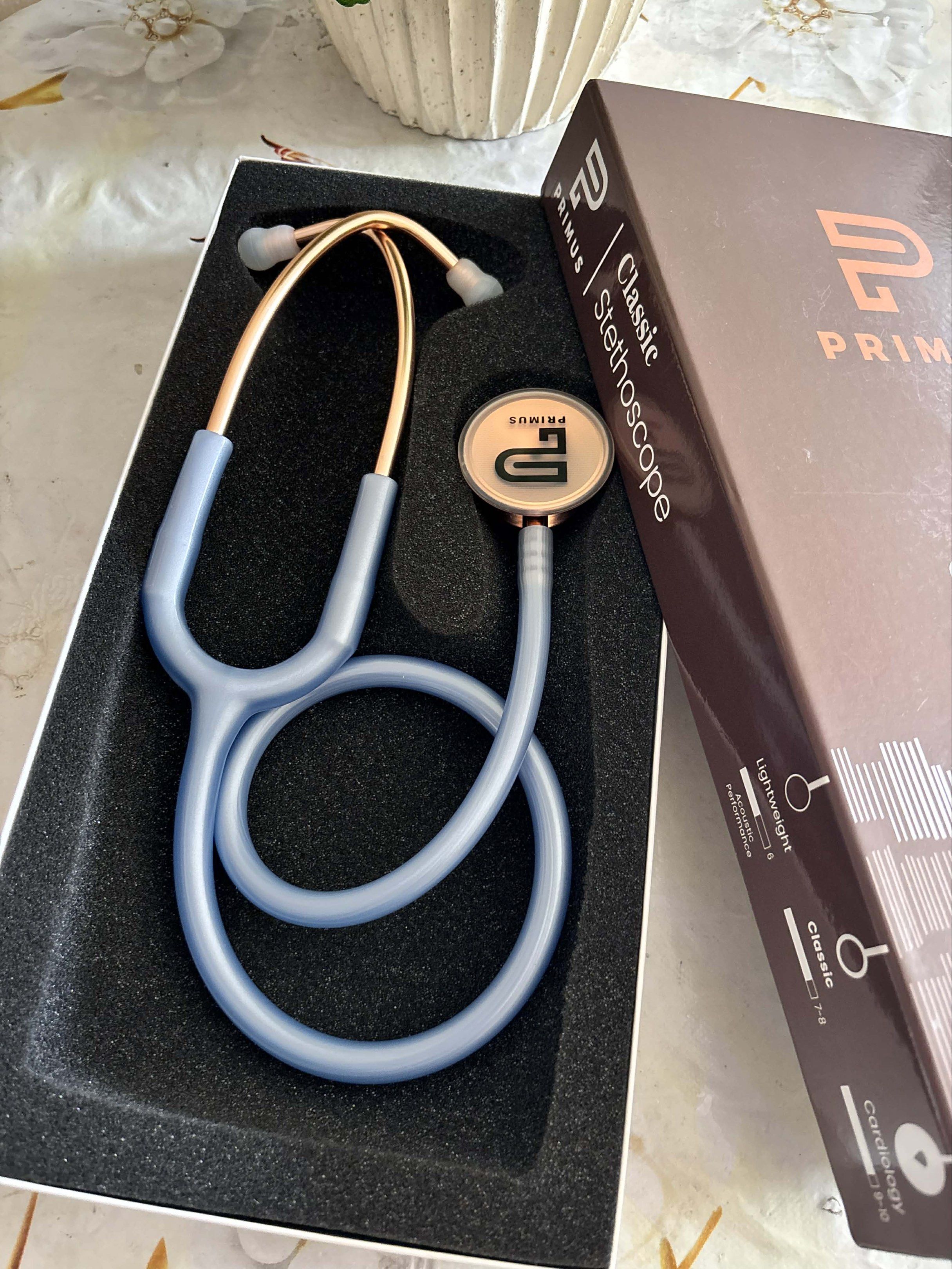Primus Classic II Stethoscope (Category: Health Monitors & Weighing Scales) located in Makati City. Submitted by itoayane (Listing ID 1417863829, Image 2). Description: never used color: skye.