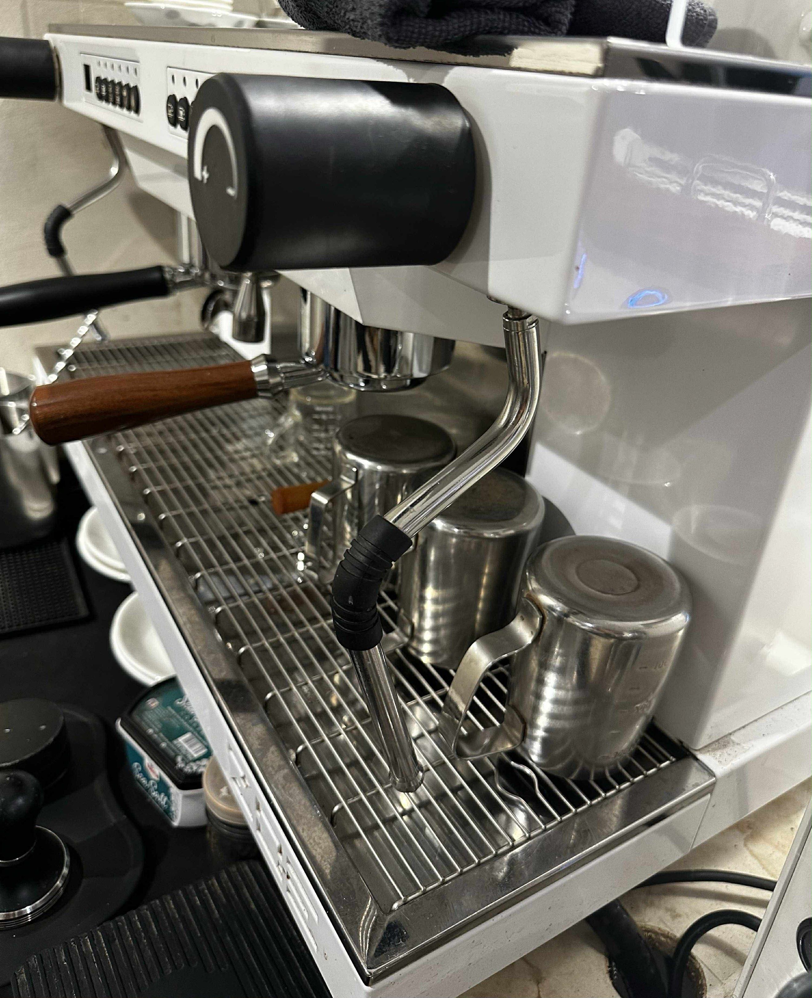 SANREMO ZOE COMPETITION (Category: Coffee Machines & Makers) located in Quezon City. Submitted by dhaneclutter (Listing ID 1417945975, Image 2). Description: ❗️Very good condition ❗️Cleaned and calibrated regulary ❗️Semi Automatic ❗️RFS: Upgrade ❗️Purchased from Concept Specialist ❗️Lightly used in a small cafe for 2 years QC * Espresso Machine only PM for details, Nego for serious buyers.
