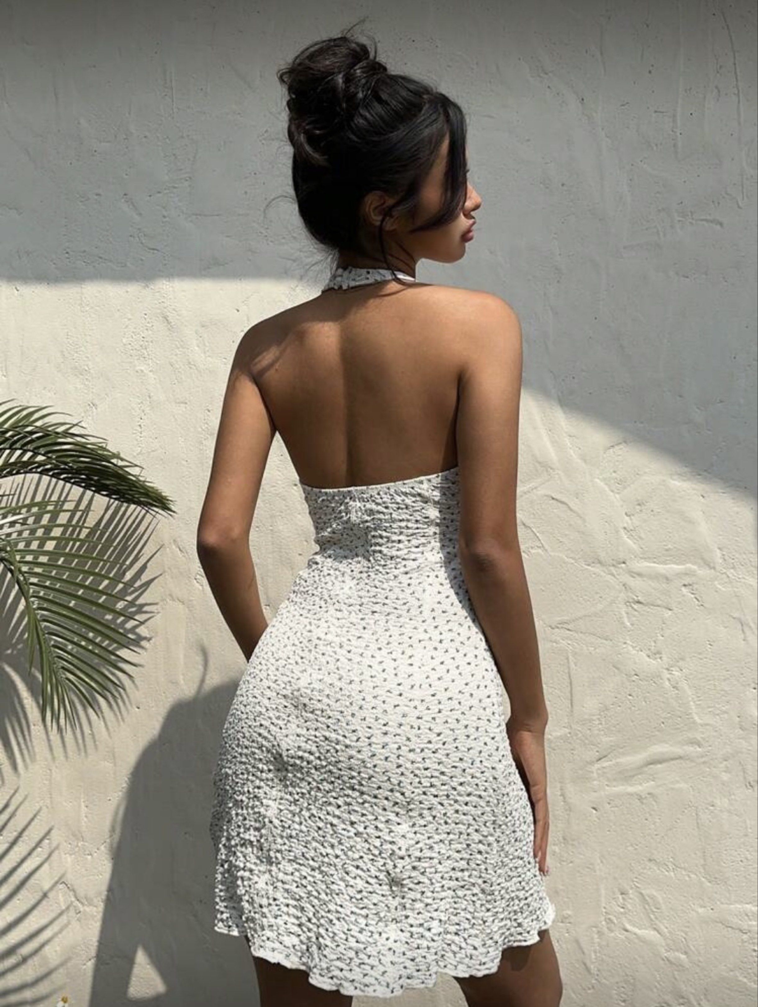 Shein Ditsy Floral Mini Dress (Category: Dresses) located in San Fernando. Submitted by sandyayvii (Listing ID 1417880863, Image 2). Description: ditsy floral mini dress XS on tag (used once only).