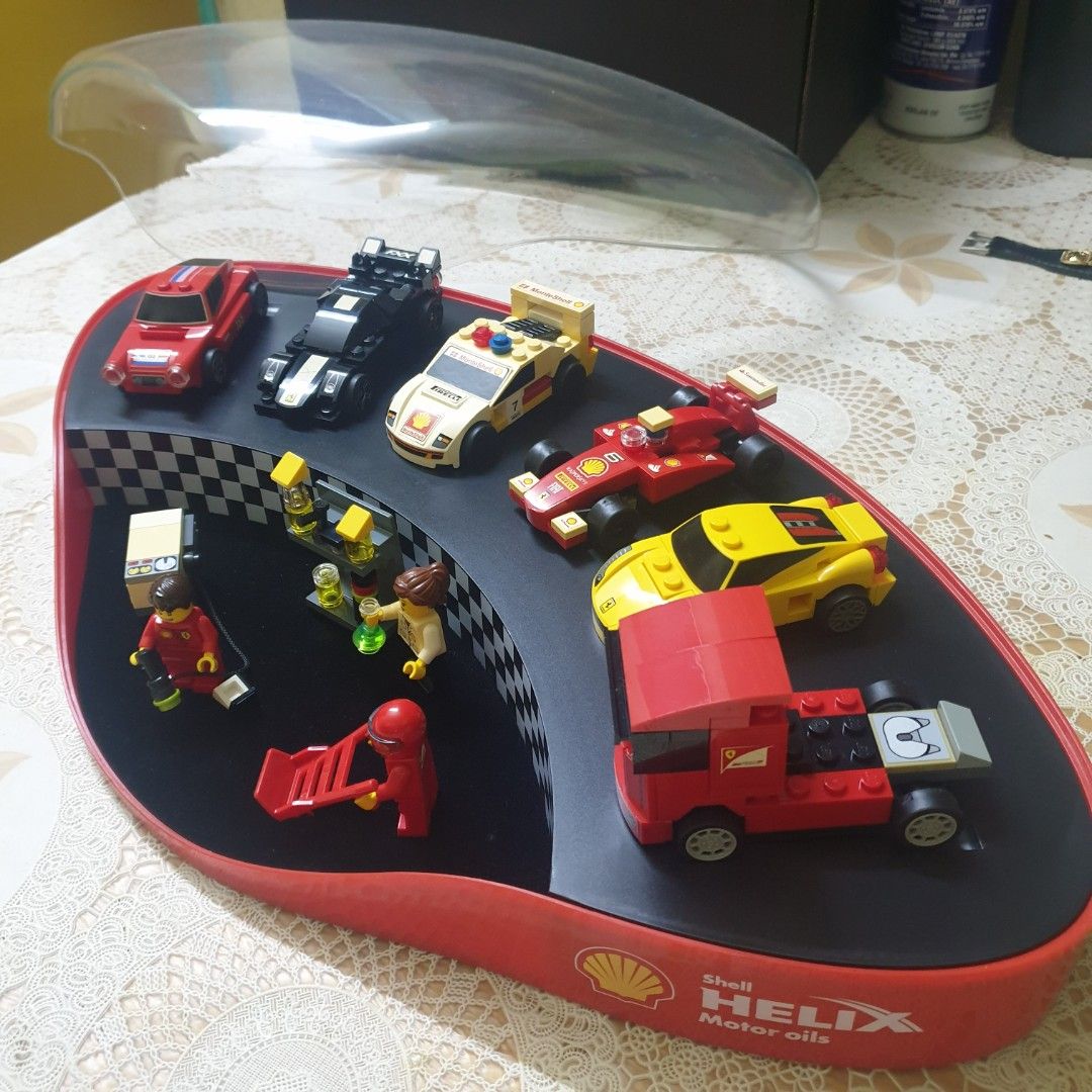 Shell Racing Lego Set Shell Helix Lego Cars Set, Hobbies & Toys, Toys & Games on Carousell