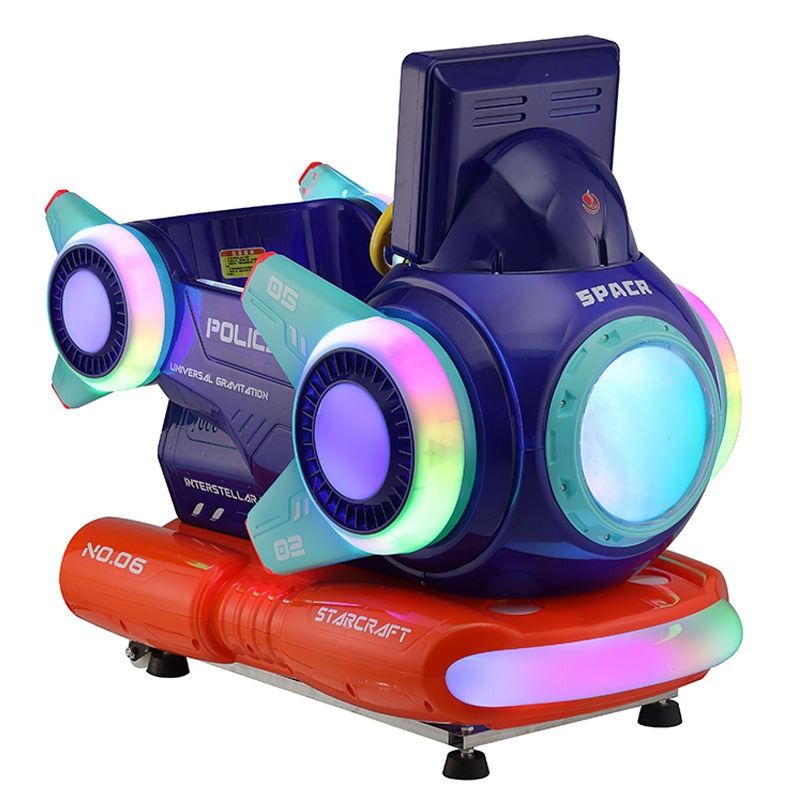 Space Rangers Kiddie Rides Machine MP5 Coin Operated Kid Ride Swing ...
