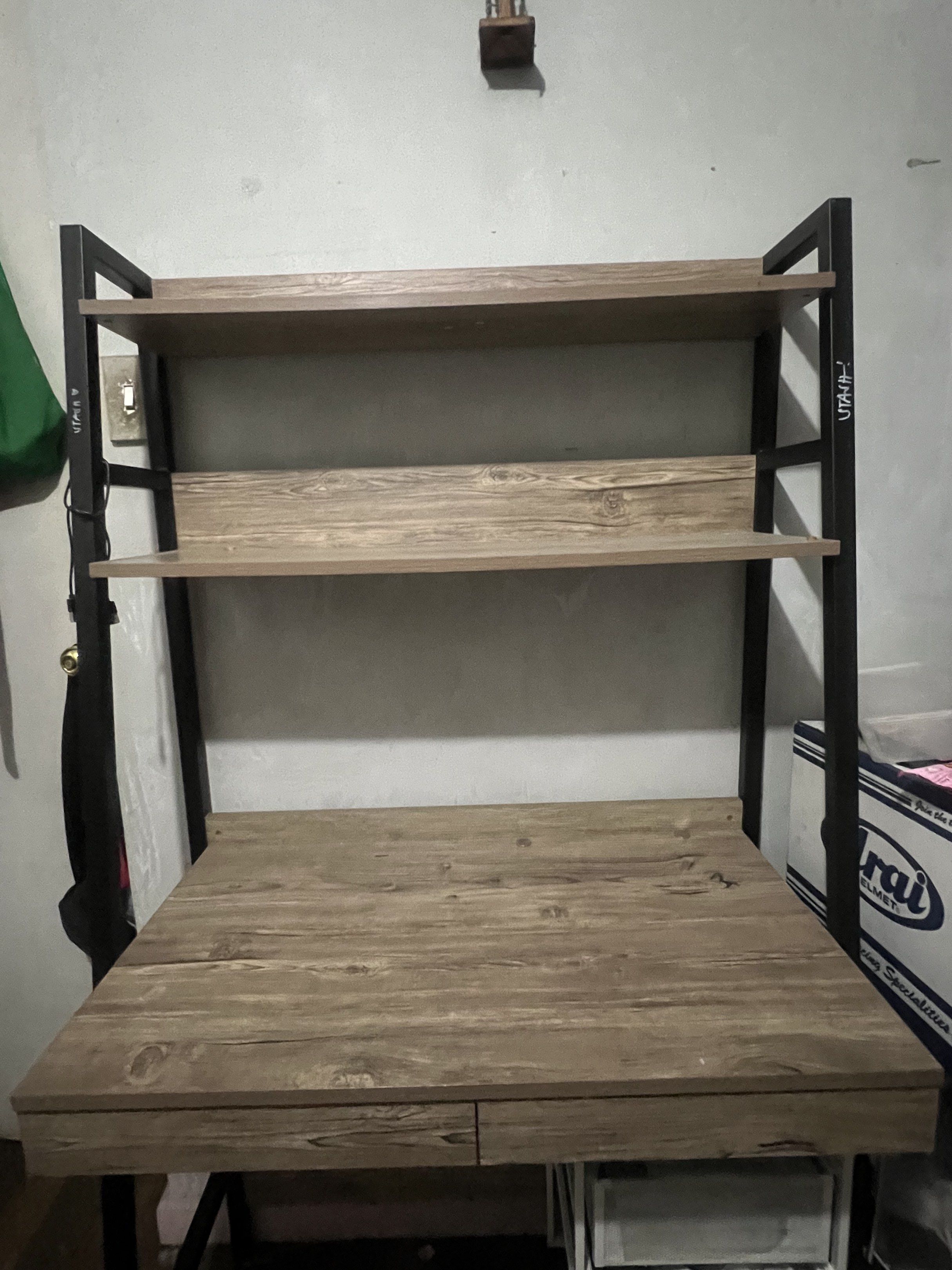 STUDY TABLE (Category: Tables & Sets) located in Quezon City. Submitted by nikishanicolas (Listing ID 1417967635, Image 2). Description: selling my study table from sm dept store ! rfs: need to change it :) .