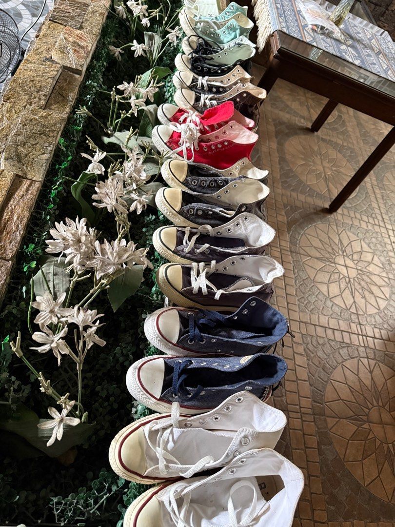 Take All for 2,999 ORIGINAL Converse Shoes (Category: Sneakers) located in Caloocan City. Submitted by tootsief (Listing ID 1416332860, Image 1). Description: Php 380 each rfs: decluttering .