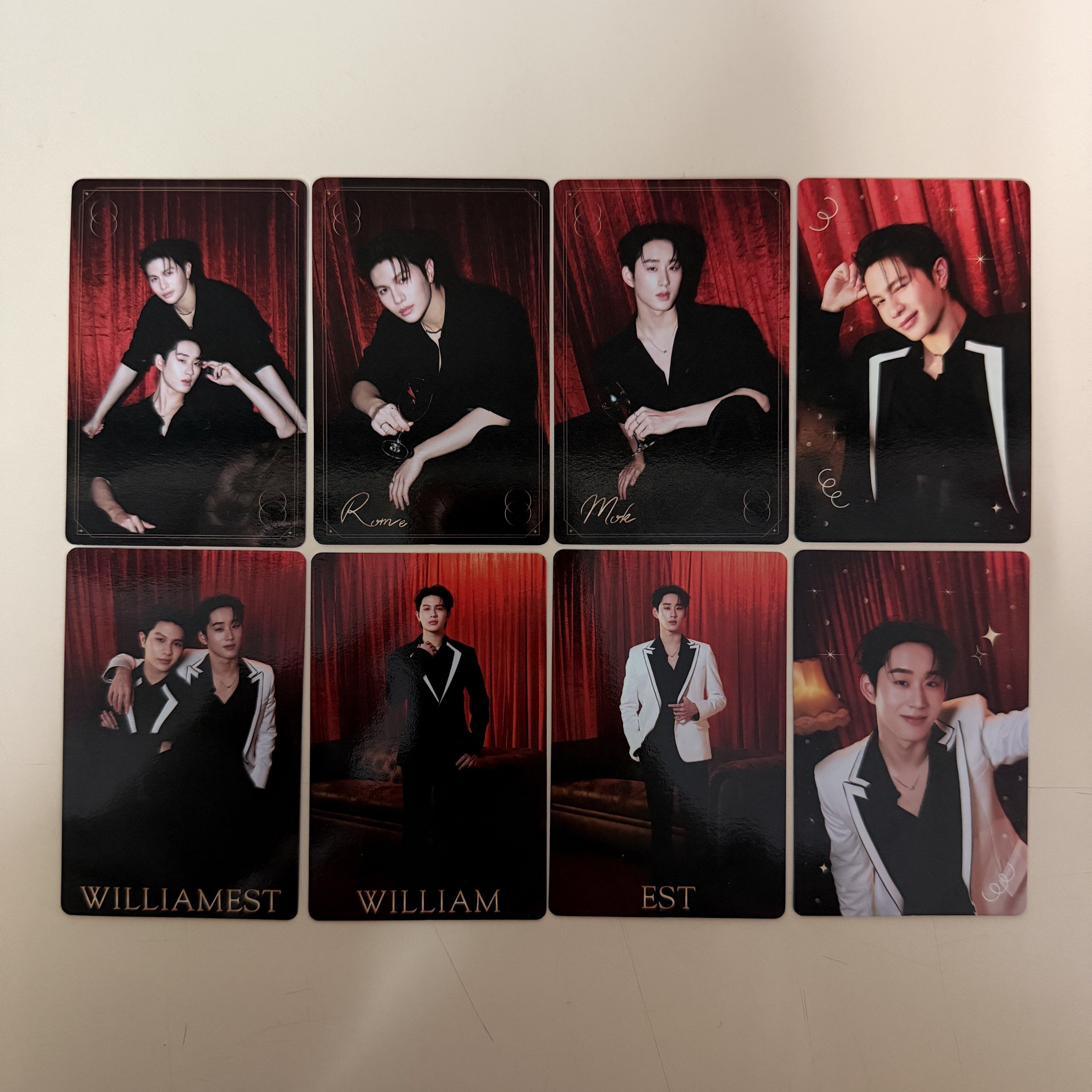 全新WilliamEst小卡me and thee collectible card set khun thee