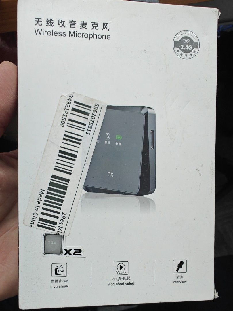 Wireless Microphone X2 - 2.4G65561051883905110