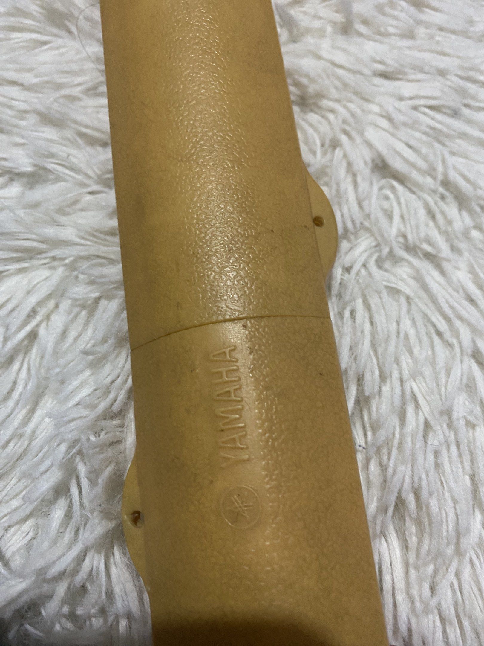 Yamaha Recorder (Category: Voice Recorders) located in Bulacan. Submitted by rich2545 (Listing ID 1417927378, Image 1). Description: - Yamaha recorder with case - Recorder color: Dark brown - Case color: Yellow - Yamaha logo present on recorder and case.