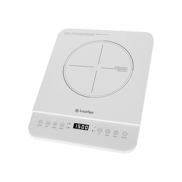 30mm Ultra Slim Induction Cooker (Category: Cookers) located in Manila. Submitted by yourimarflexdealer (Listing ID 1418195818, Image 1). Description: "- Electric induction cooker - 30mm Ultra Slim Induction Cooker - 3-preset functions (Hotpot, Fry, Warm) - Up to 24cm Cookware - Child-lock Feature - Touch Control - 10kg Heavy Duty - Twin Exhaust - 8 Power Level Settings - 8 Temperature Level Settings - Up to 4-hr Timer - Auto-sense Pot - Auto-off