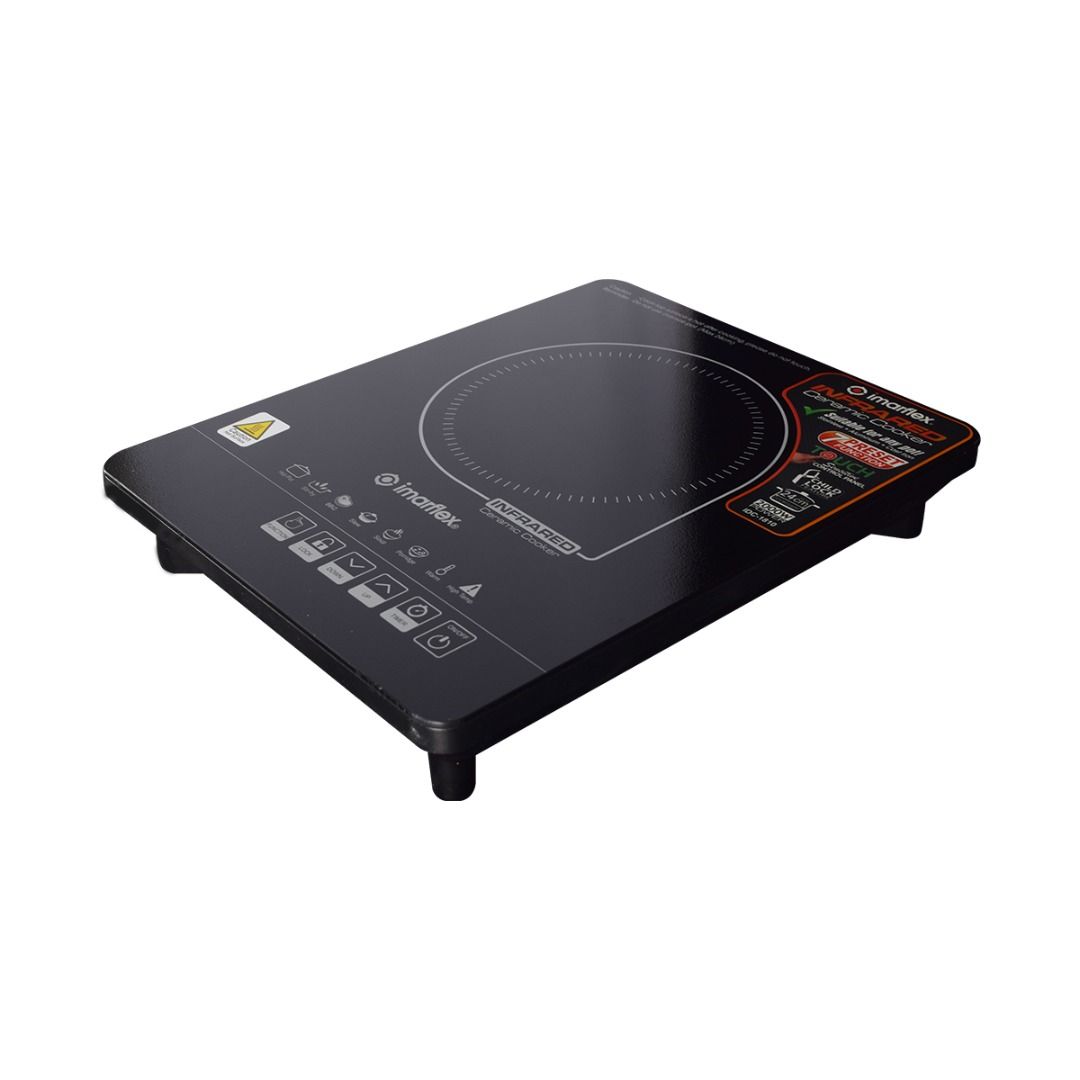 7-Preset Function Infrared Ceramic Cooker (Category: Cookers) located in Manila. Submitted by yourimarflexdealer (Listing ID 1418195907, Image 2). Description: "- Infrared Ceramic Cooker - 7 Preset Function (Hot Pot, Stir-fry, BBQ, Stew, Stew, Soup, Porridge, Warm) - Suitable for any pot! (Stainless, Aluminum, Cast Iron) - Max 24cm Pot - High Energy Efficiency - Child-lock Function - Overload Protection - Up to 24-hour Timer - 2000W Power" IDC-18