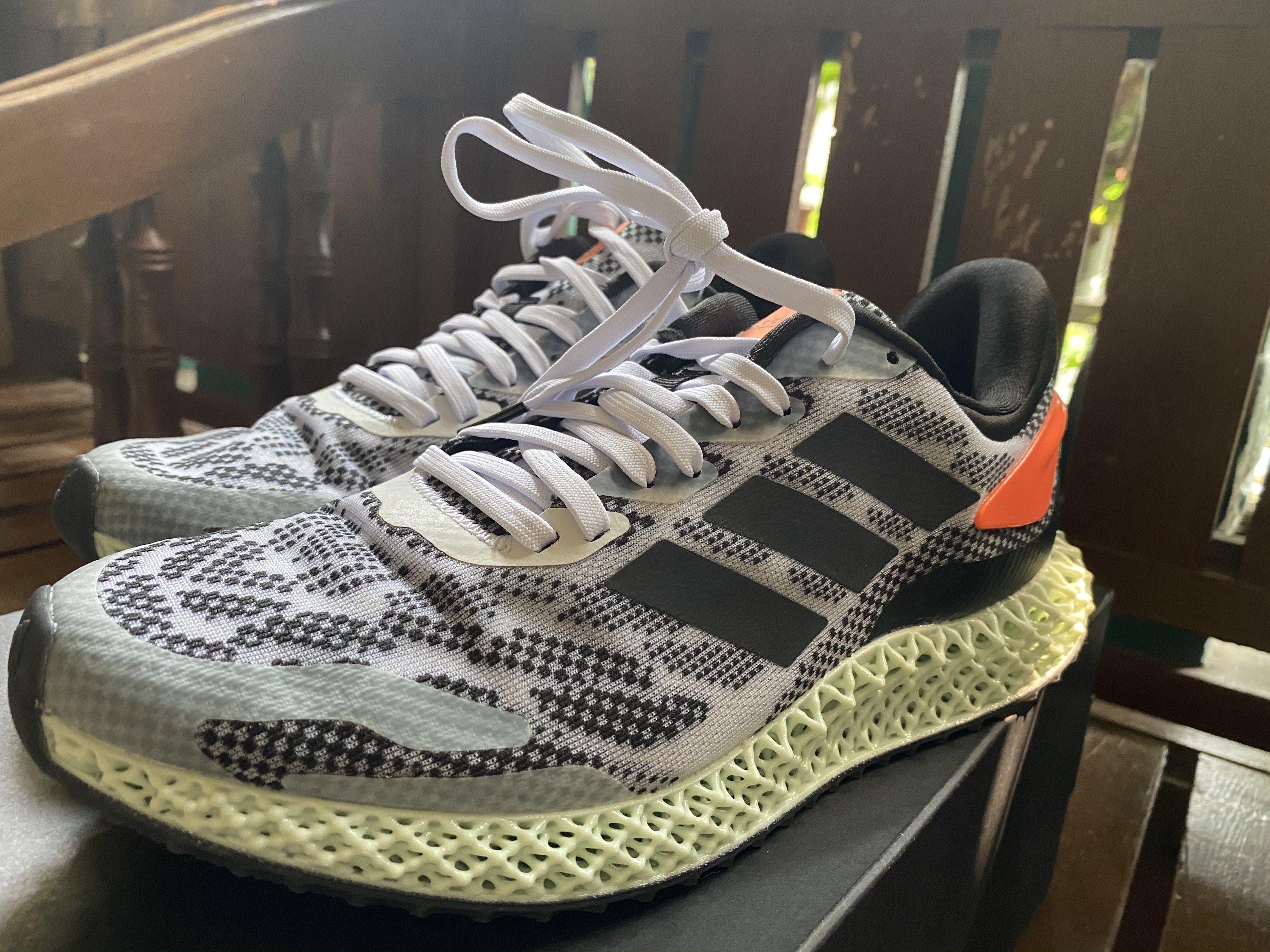 Adidas 4D (Category: Sneakers) located in Quezon City. Submitted by tkmarl (Listing ID 1418194852, Image 2). Description: Rush sale Location: QC MOP: BPI or gcash.