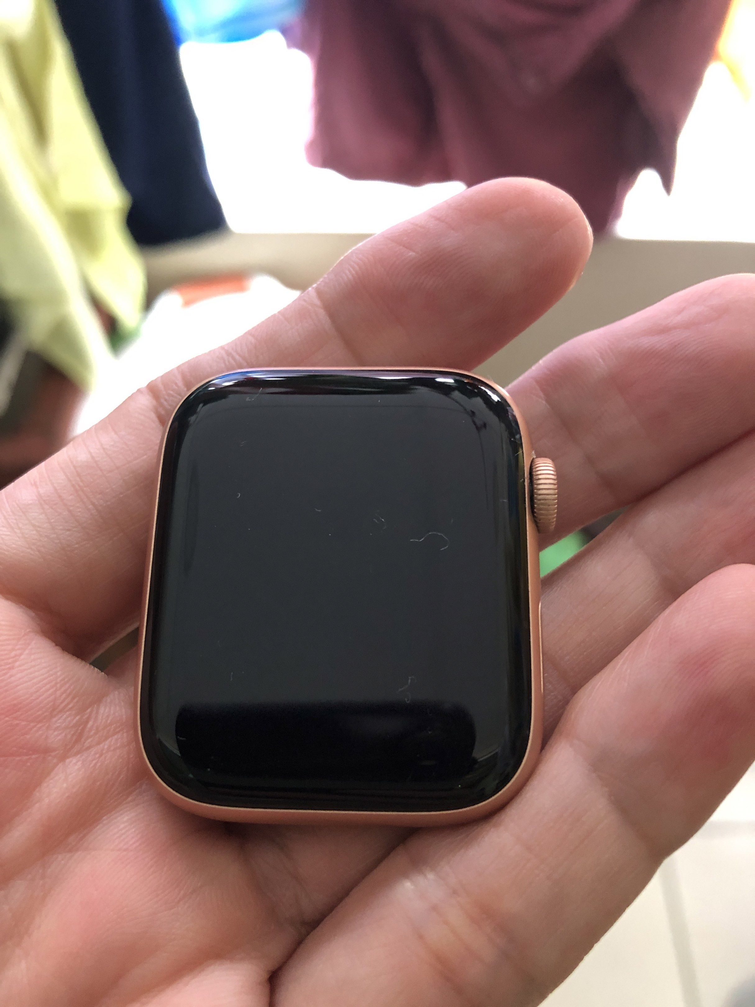 Apple Watch Series 4 Gold - 44mm (Category: Wearables & Smart Watches) located in Manila. Submitted by chechewachechewa (Listing ID 1418031857, Image 1). Description: - Apple Watch Series 4 Gold - 44mm - 100% battery health - In good working condition - Includes charger, strap (not original) - Nothing else RFS : hindi ginagamit.