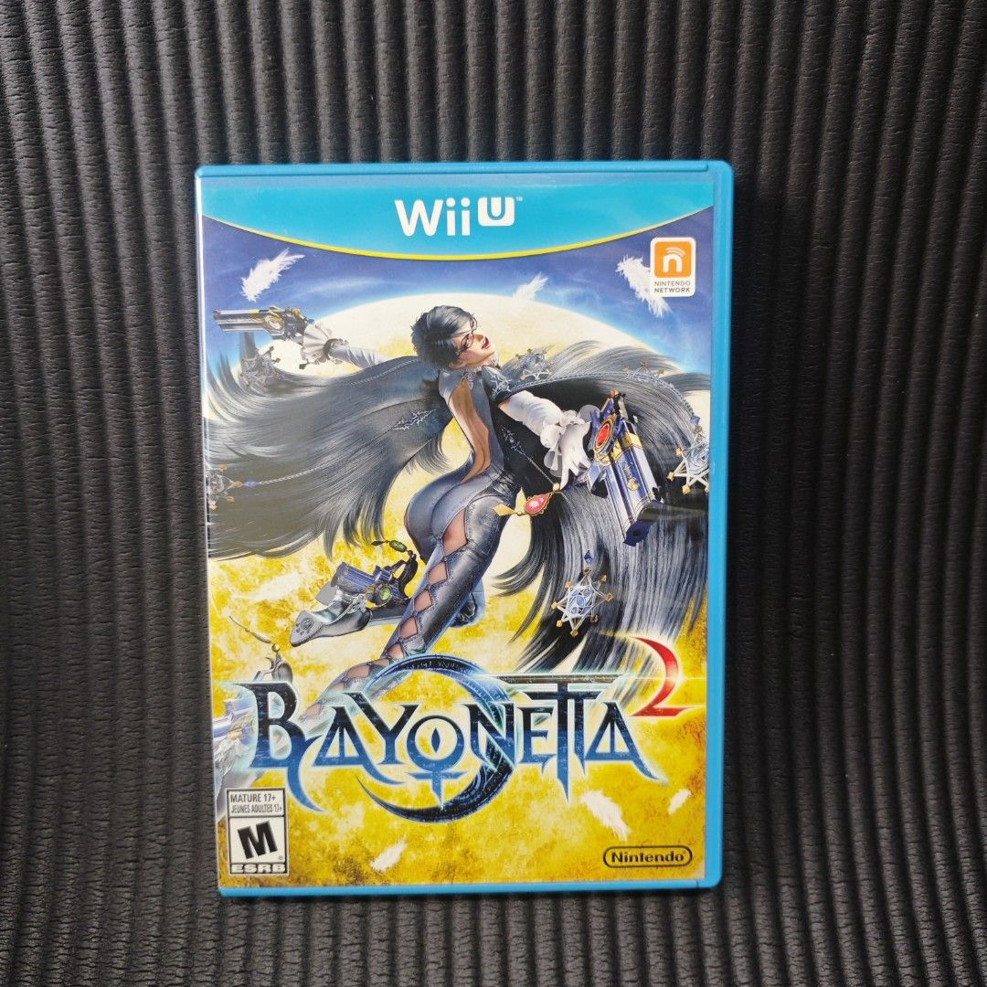 Bayonetta 2 Wii U Game Preloved (Category: Nintendo) located in Quezon City. Submitted by shopme_gadget30 (Listing ID 1418046147, Image 1). Description: kindly read the details first for sale fixed price good Condition tested and working with case ,game card and manual compatible to Nintendo Wii U usa region Shoopppppeee —,✅ can check out pm for the linnnkkk (If shoopppee check out, price is higher because of shooppppeee deduction qc area meet up