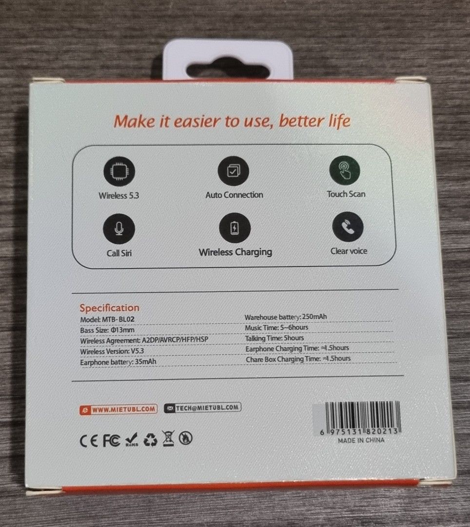 Bluetooth Wireless Earbuds - Brand New65561073509505112