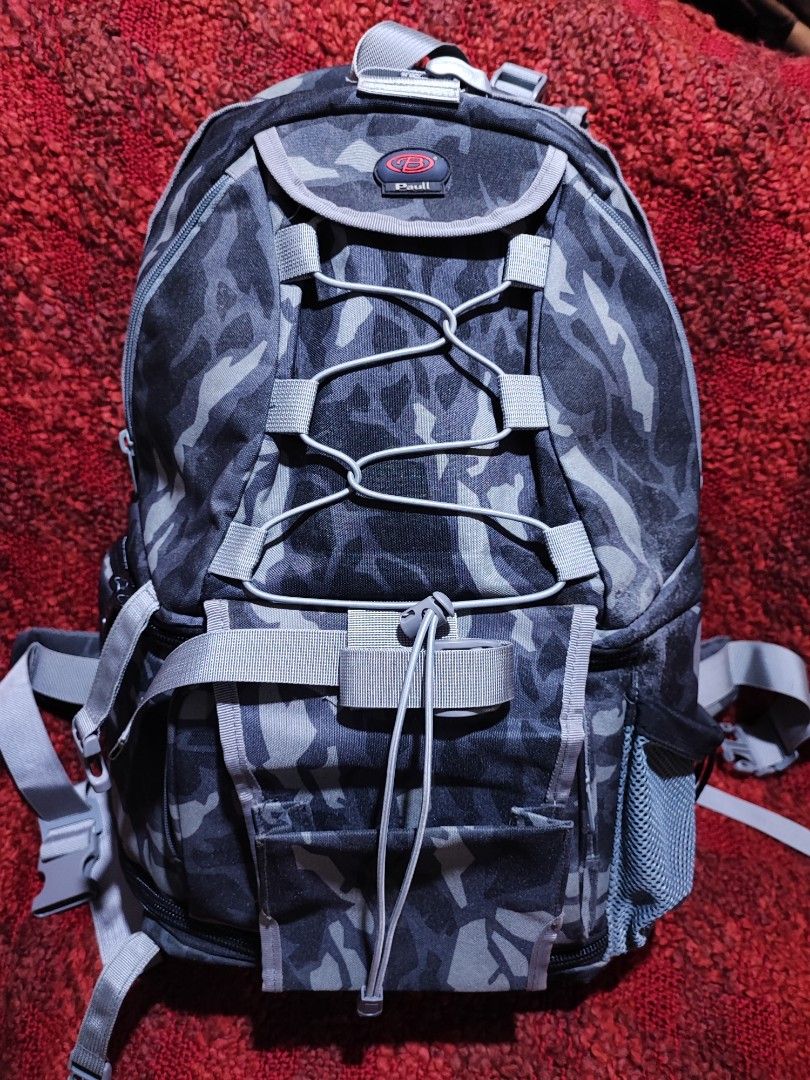 Camouflage Camera Backpack (Category: Camera Bags & Carriers) located in Baguio. Submitted by ozara.06 (Listing ID 1418145479, Image 1). Description: Camera Backpack Large size With laptop compartment Quality ito Makapal No Camera inserts 1200.
