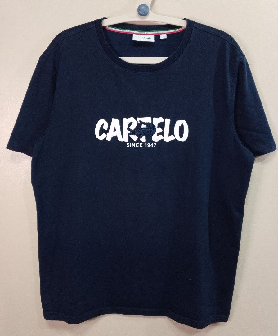 Cartelo Tshirt (Category: Tshirts & Polo Shirts ) located in Antipolo. Submitted by technothrift (Listing ID 1418089751, Image 1). Description: Excellent Condition One Pin Hole Barely noticeable Color rate 9.7/10.