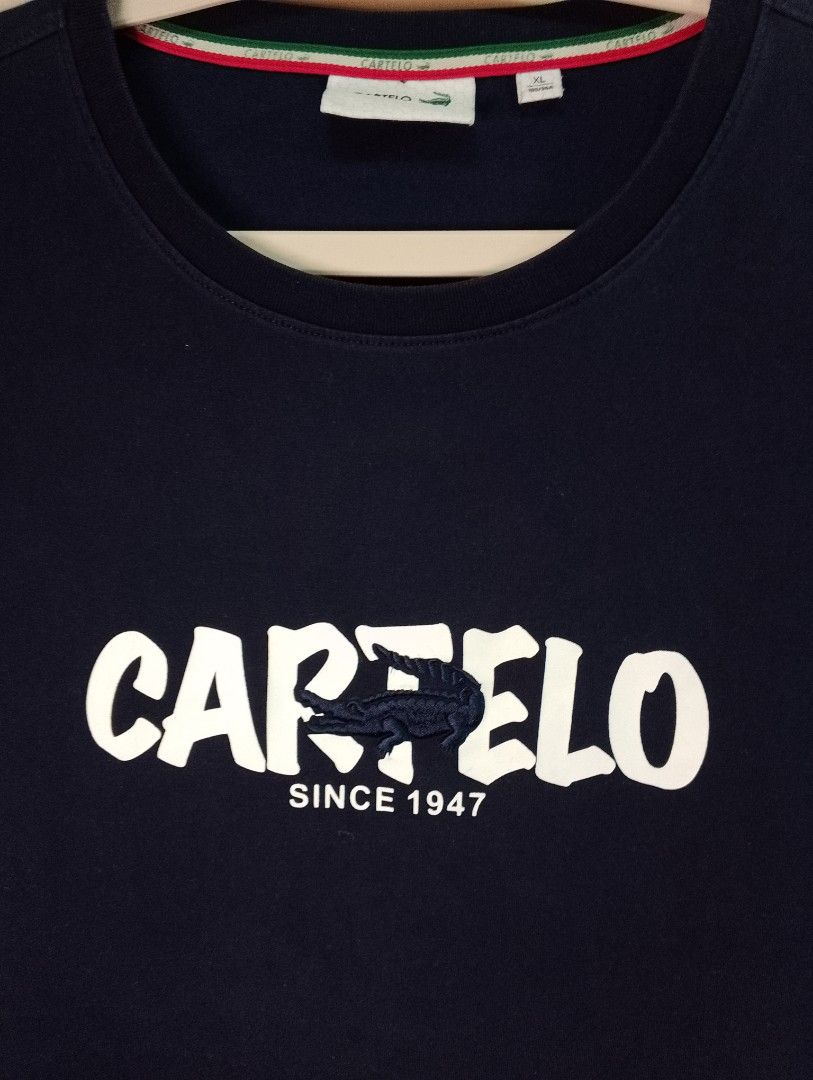 Cartelo Tshirt (Category: Tshirts & Polo Shirts ) located in Antipolo. Submitted by technothrift (Listing ID 1418089751, Image 2). Description: Excellent Condition One Pin Hole Barely noticeable Color rate 9.7/10.