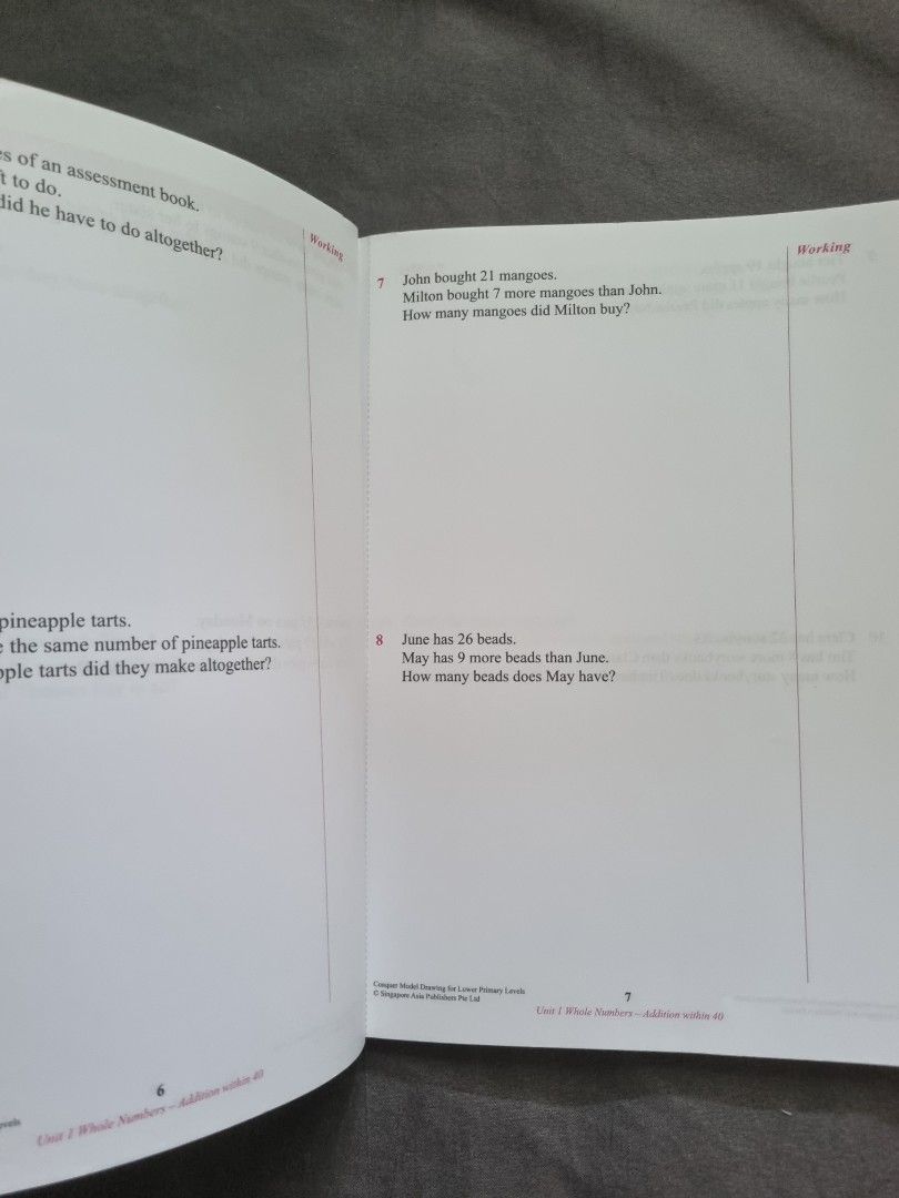 Conquer Model Drawing MATH MATHS MATHEMATICS Assessment book for Lower ...