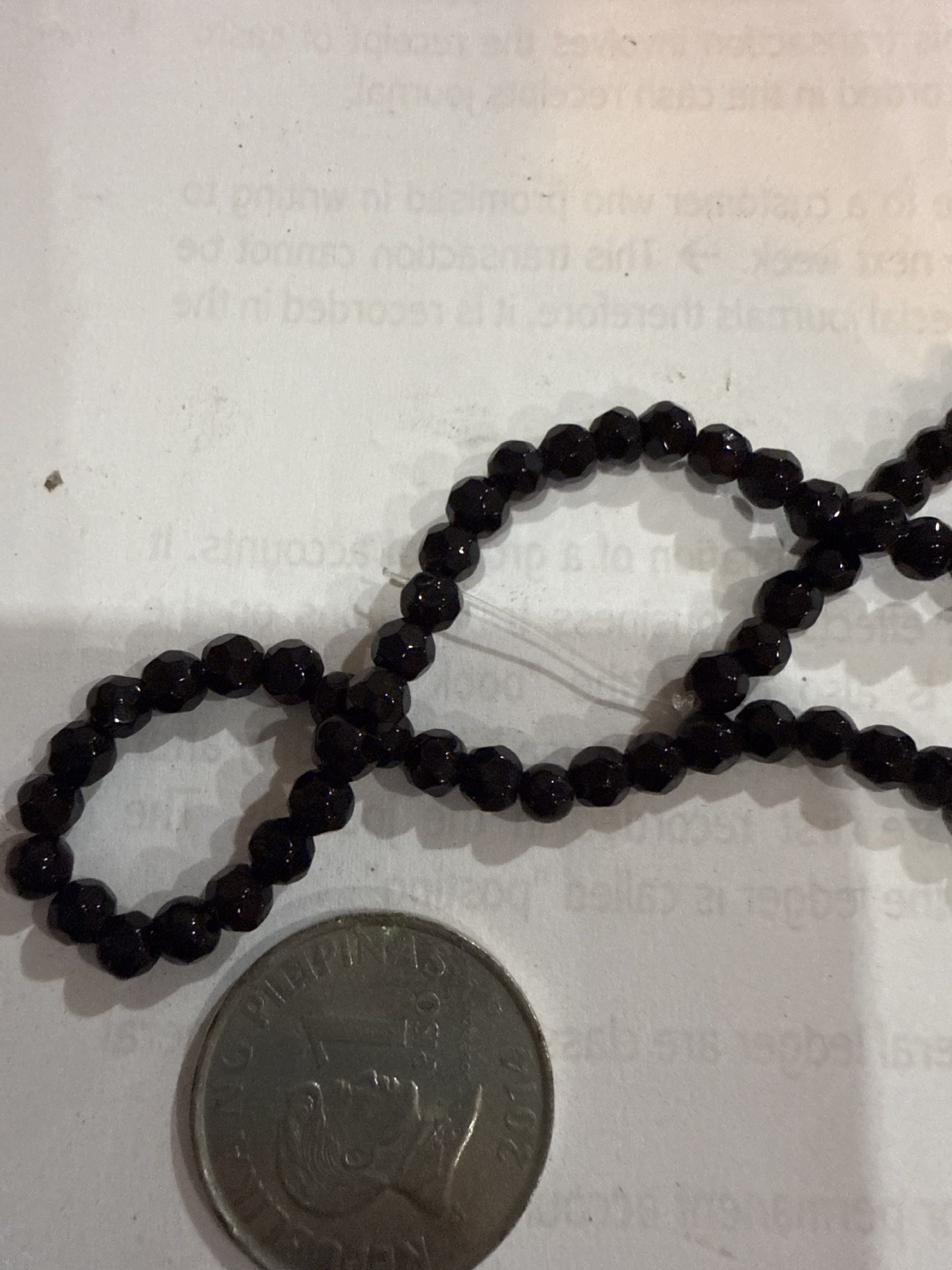 cut & polished onyx bead 3mm bead string 100 pesos (Category: Necklaces) located in Angeles City. Submitted by mr.grootcollection (Listing ID 1418141492, Image 3). Description: .