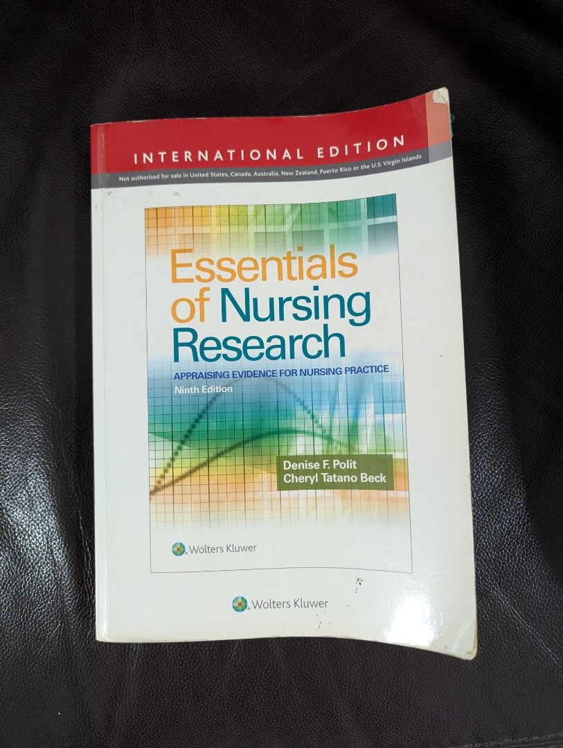 Essentials of Nursing Research - 9th Edition, Hobbies & Toys, Books ...