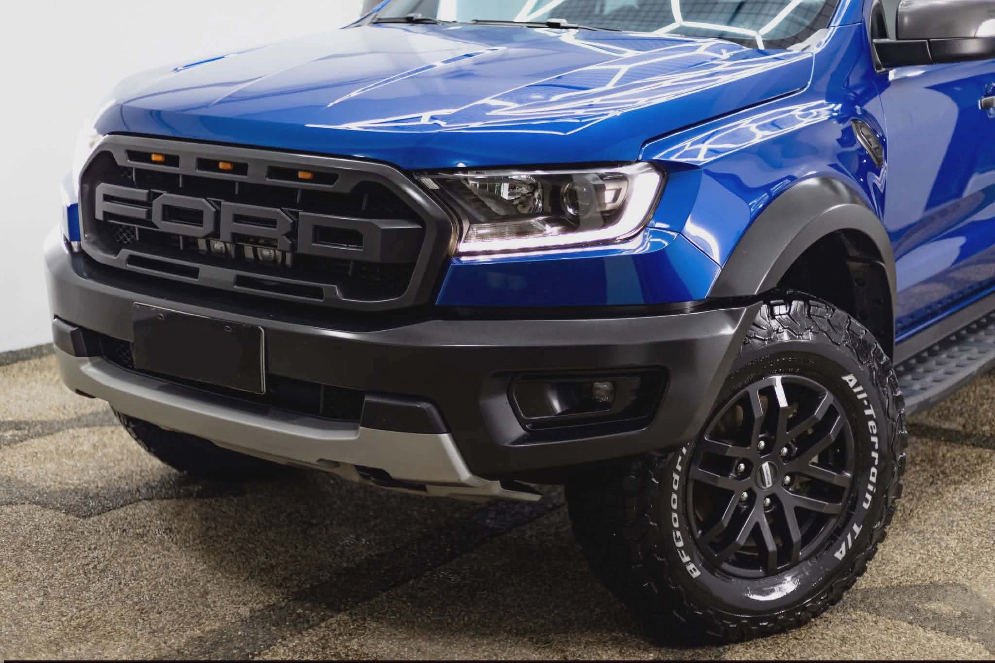 Ford Ranger (Category: Used Cars) located in Caloocan City. Submitted by callejadav10850 (Listing ID 1418078983, Image 3). Description: 2020 Ford Ranger Raptor 4x4 Automatic Transmission 63,000 Kms Mileage Diesel Engine Pristine Condition Complete Papers 2.0 Bi-Turbo Diesel Engine 10-Speed Automatic Transmission With Paddle Shifter Bluish Clear Nano Ceramic Tint Vland Full LED Tail Lights Bosch Europa Horn Amber Front Grill Lights JBL Speakers Ce
