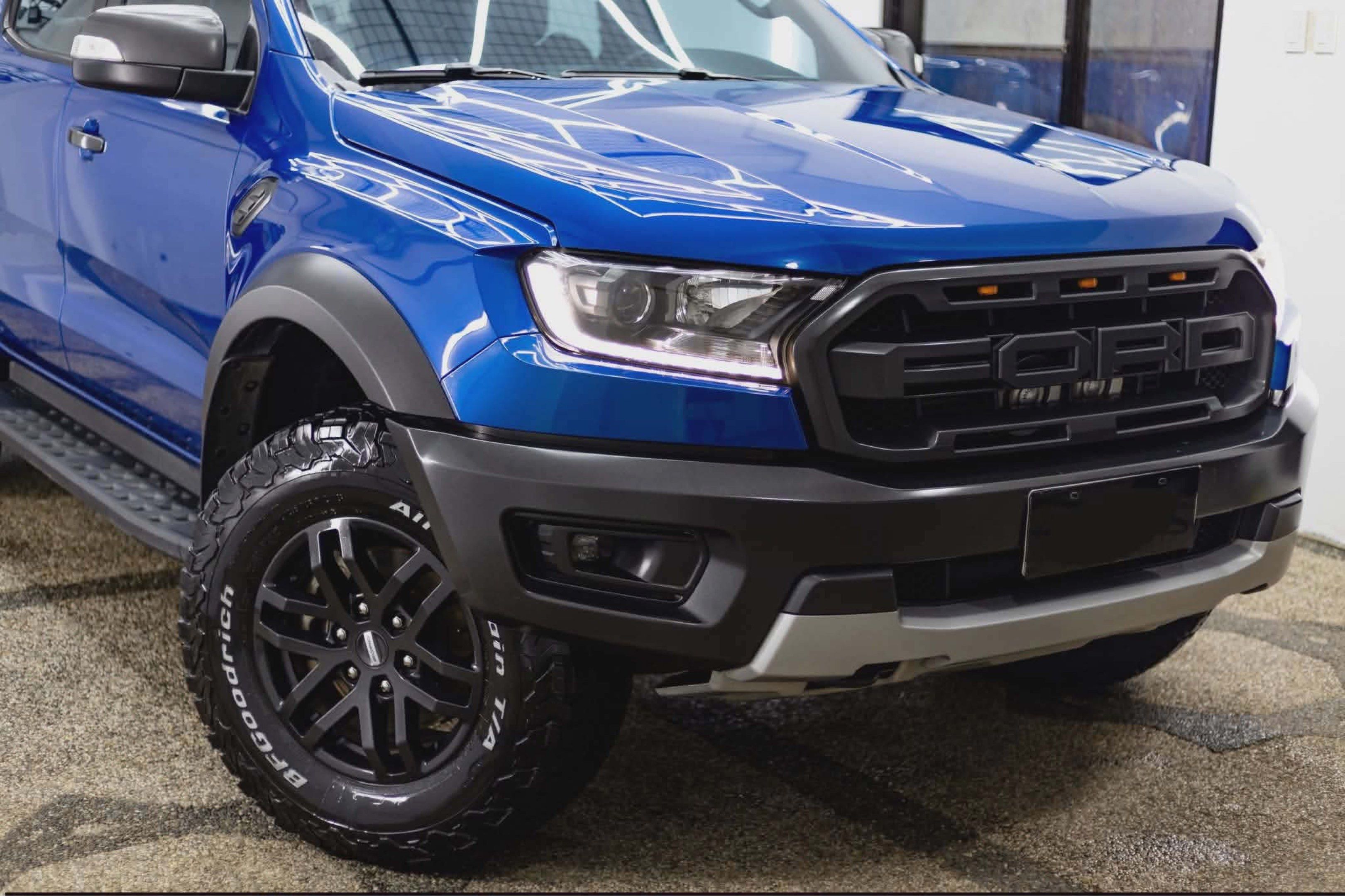 Ford Ranger (Category: Used Cars) located in Caloocan City. Submitted by callejadav10850 (Listing ID 1418078983, Image 2). Description: 2020 Ford Ranger Raptor 4x4 Automatic Transmission 63,000 Kms Mileage Diesel Engine Pristine Condition Complete Papers 2.0 Bi-Turbo Diesel Engine 10-Speed Automatic Transmission With Paddle Shifter Bluish Clear Nano Ceramic Tint Vland Full LED Tail Lights Bosch Europa Horn Amber Front Grill Lights JBL Speakers Ce