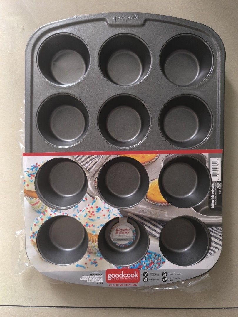 Goodcook 12-hole baking Cupcake Muffin Pan 3pcs (Category: Bakeware) located in Manila. Submitted by lianlim.mail (Listing ID 1418043886, Image 1). Description: - Goodcook 12-hole.baking pan for muffin, cupcake, etc - See pics forimor.flaw -3 pcs unused pans for P500.