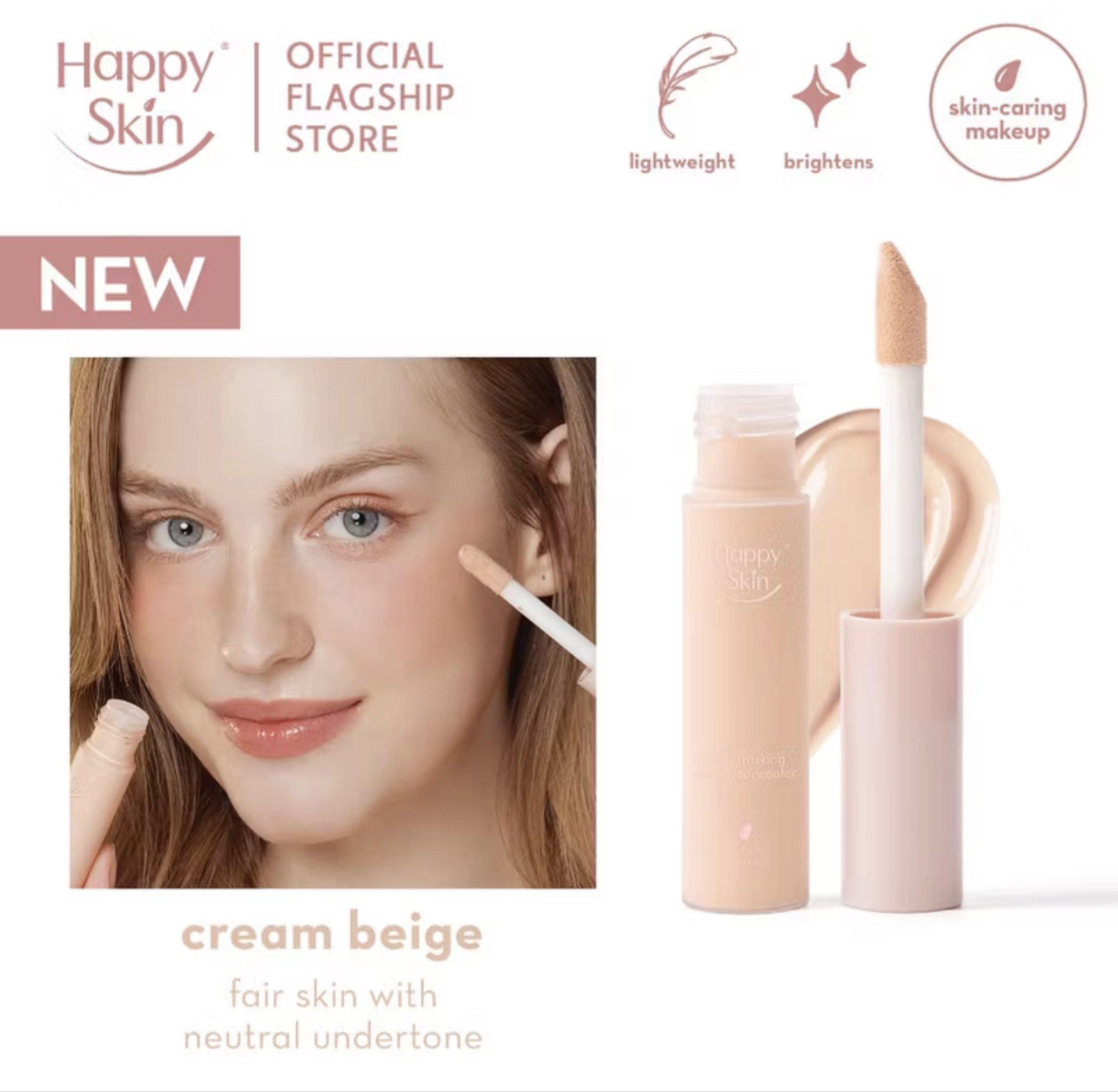 Happy Skin Multi Tasking Serum Concealer (Category: Makeup) located in Cebu City. Submitted by thetinypenguinonland (Listing ID 1418132608, Image 1). Description: .