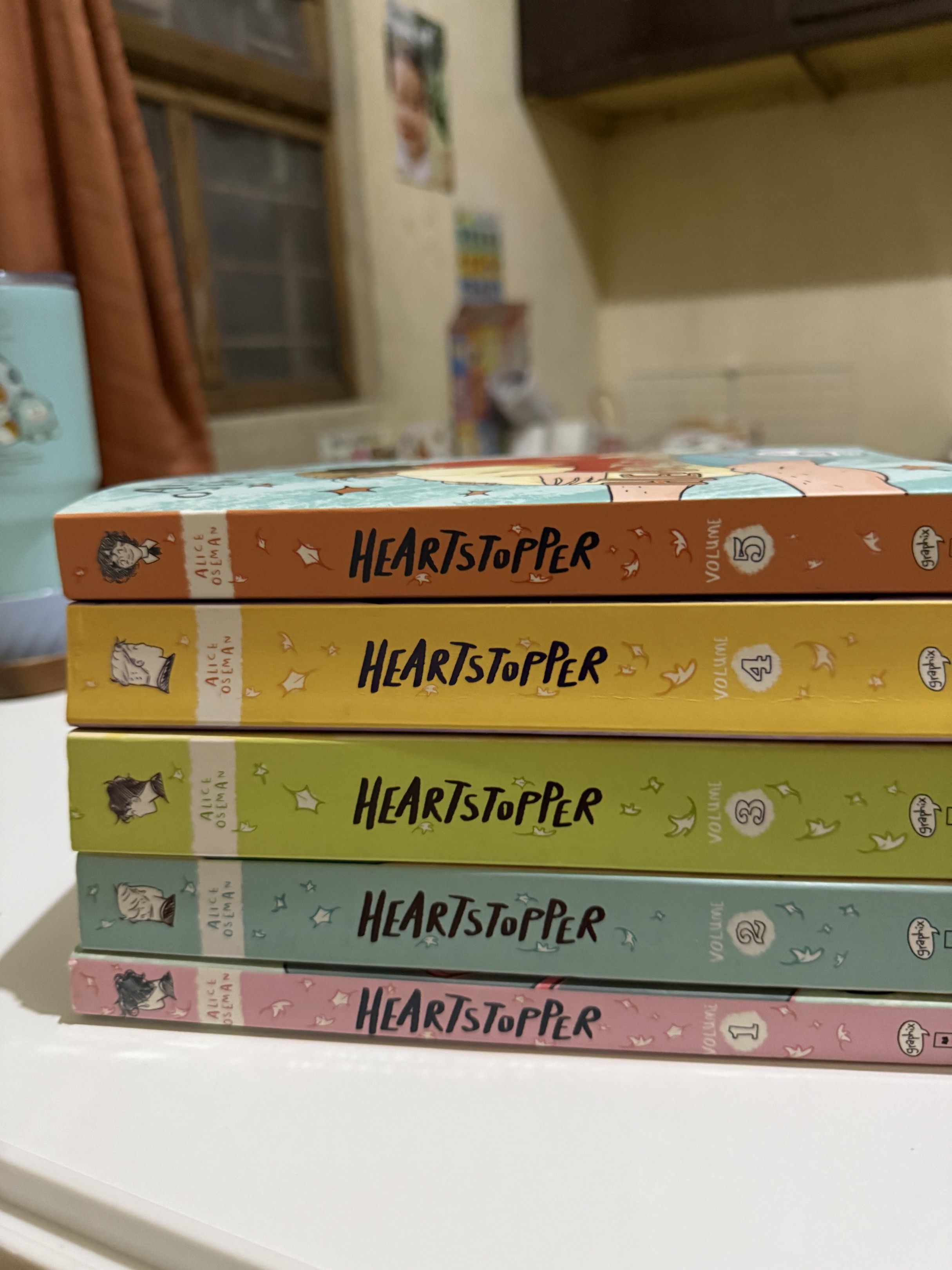 Heartstopper 1-5 US VERSION (Category: Comics & Manga) located in Valenzuela. Submitted by gamerboy19 (Listing ID 1418115842, Image 2). Description: Bought from USA TARGET (Us version better paper quality and print) 1-5 COMPLETE ALMOST NEW NO ISSUES NO ANNOTATIONS OR MARKS .