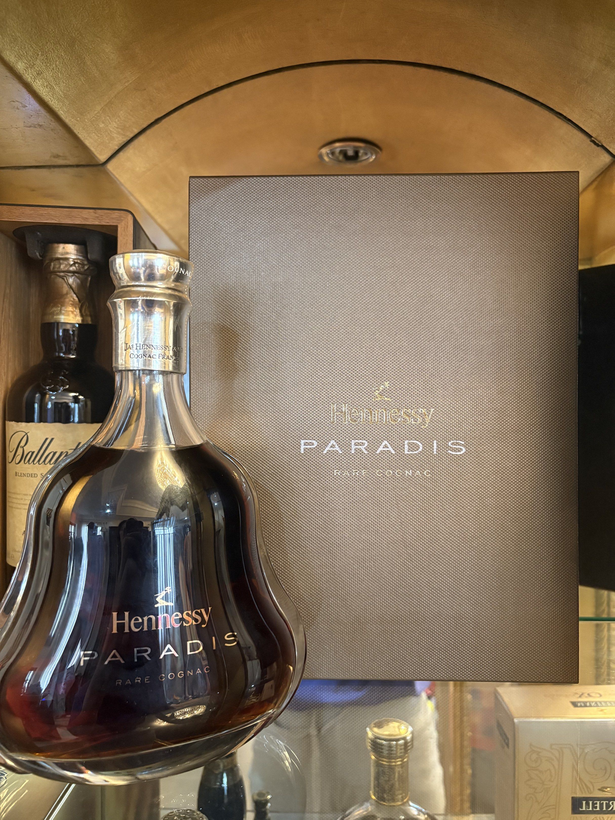 Hennessy Paradis Rare Cognac (Category: Beverages) located in Angeles City. Submitted by stephside (Listing ID 1418048157, Image 2). Description: Hennessy Paradis Rare Cognac. Original bottle, sealed. price is negotiable RFS: Decluttering Bar Area .