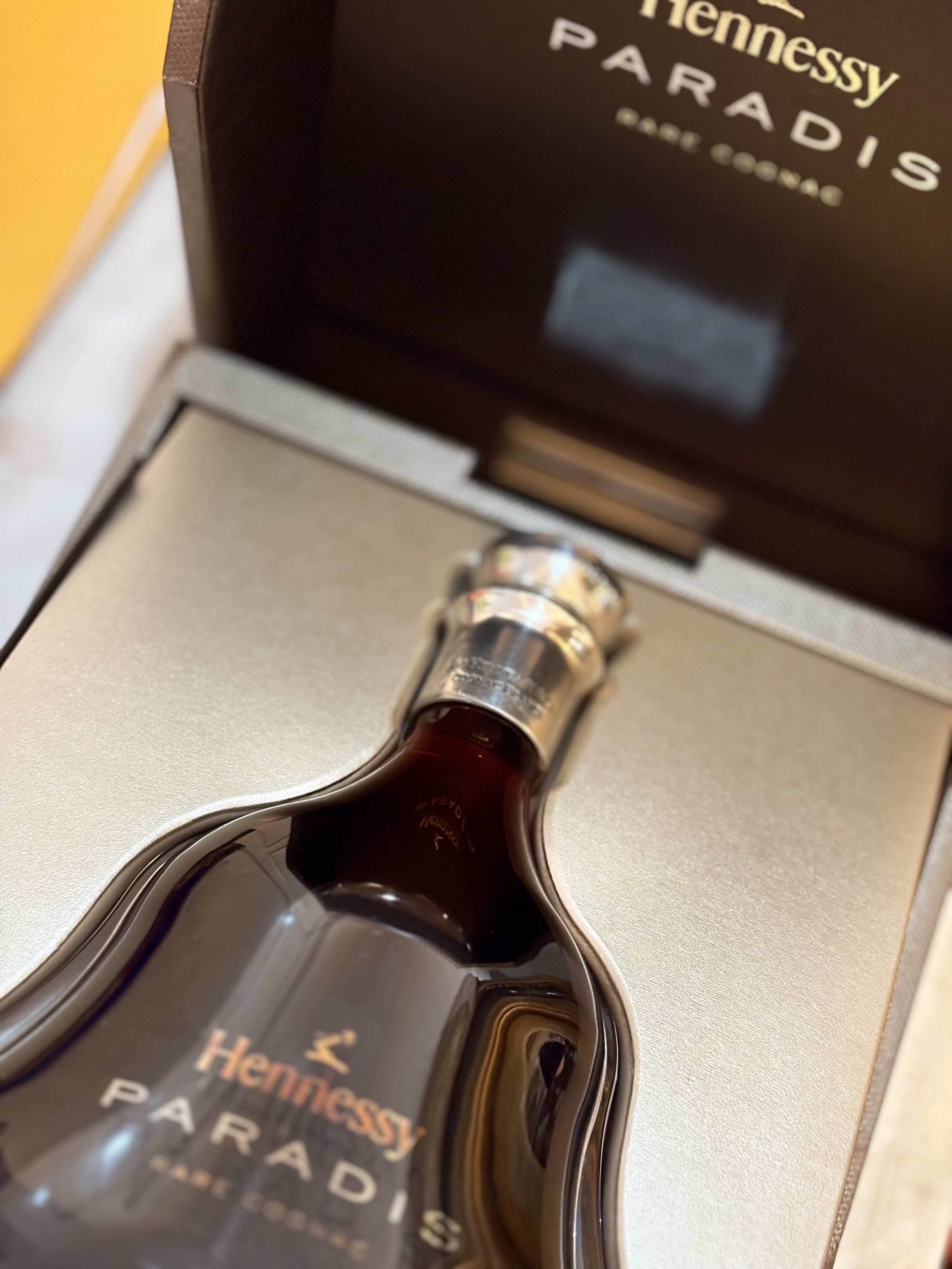 Hennessy Paradis Rare Cognac (Category: Beverages) located in Angeles City. Submitted by stephside (Listing ID 1418048157, Image 3). Description: Hennessy Paradis Rare Cognac. Original bottle, sealed. price is negotiable RFS: Decluttering Bar Area .