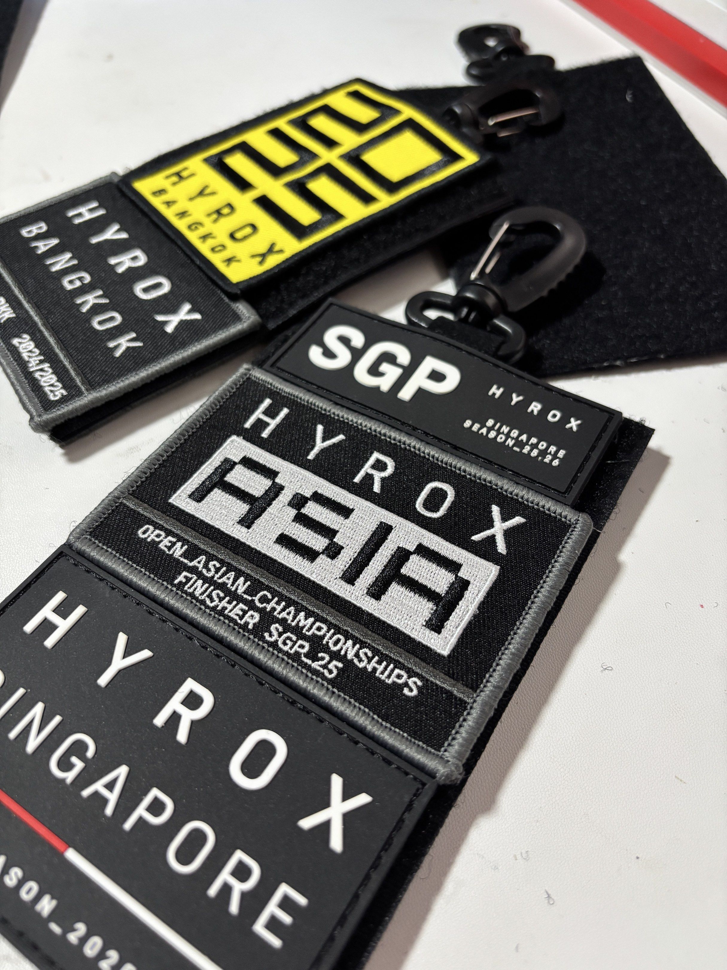 HYROX Patches BAG CHARM, Hobbies & Toys, Stationery & Craft, Handmade ...