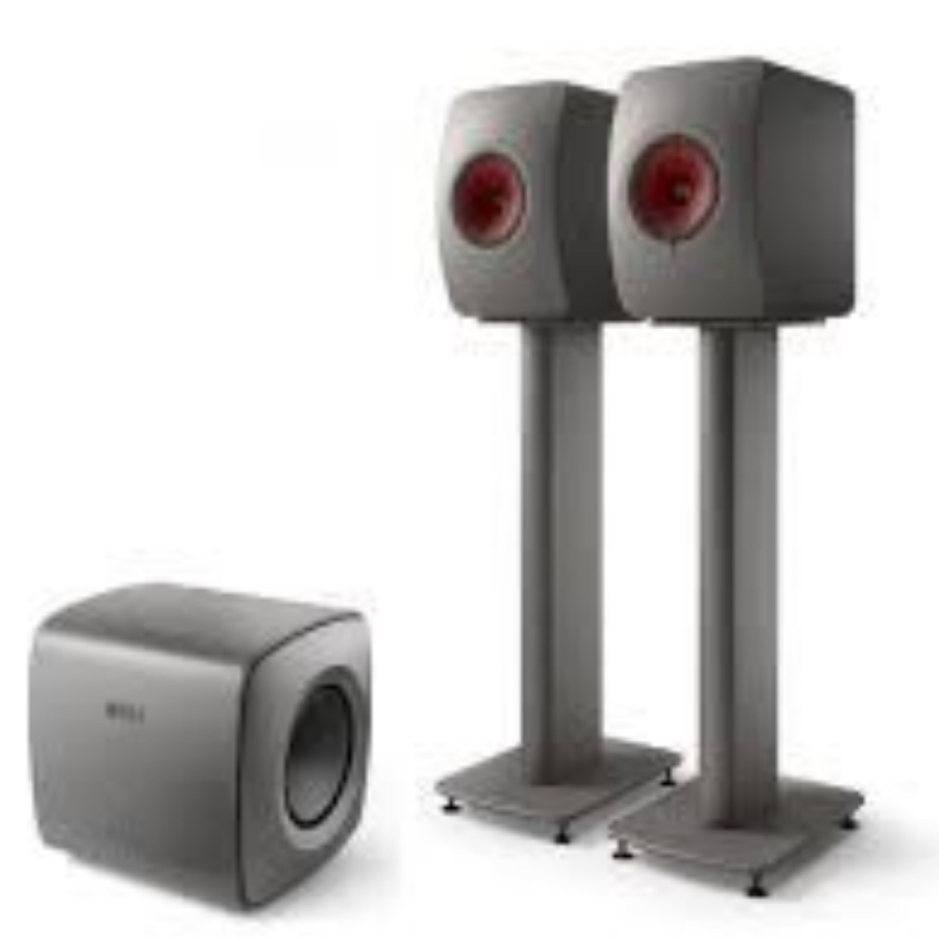 KEF LS50 Wireless II Speakers with Subwoofer