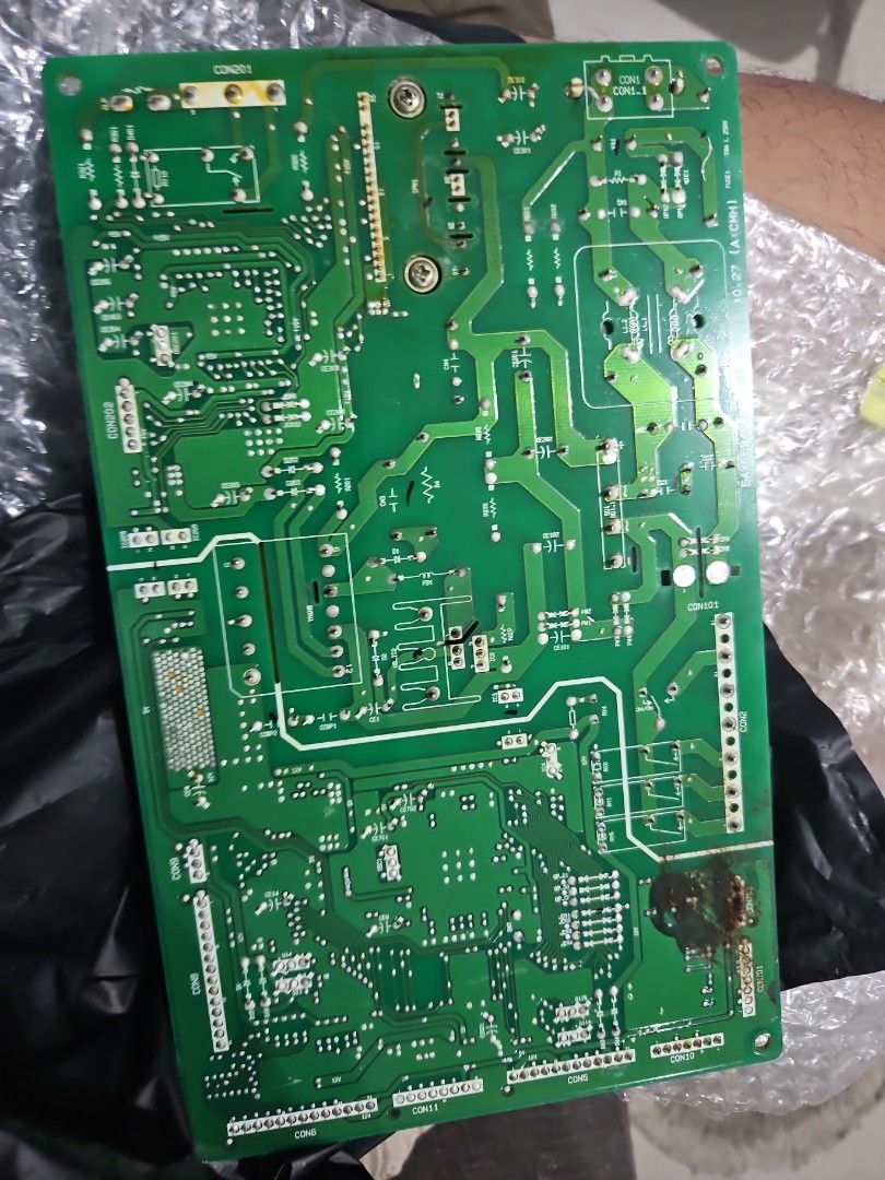 LG Refrigerator PCB board (Category: Electrical, Adaptors & Sockets) located in Manila. Submitted by nimrod2501 (Listing ID 1418180317, Image 2). Description: replaced with a new one, but i think its still working. infested with ants as shown in pic. how do i say working? this got replaced woth a new one but fridge still didnt work. so its not a pcb issue. offer price. as is condition. no warranty.