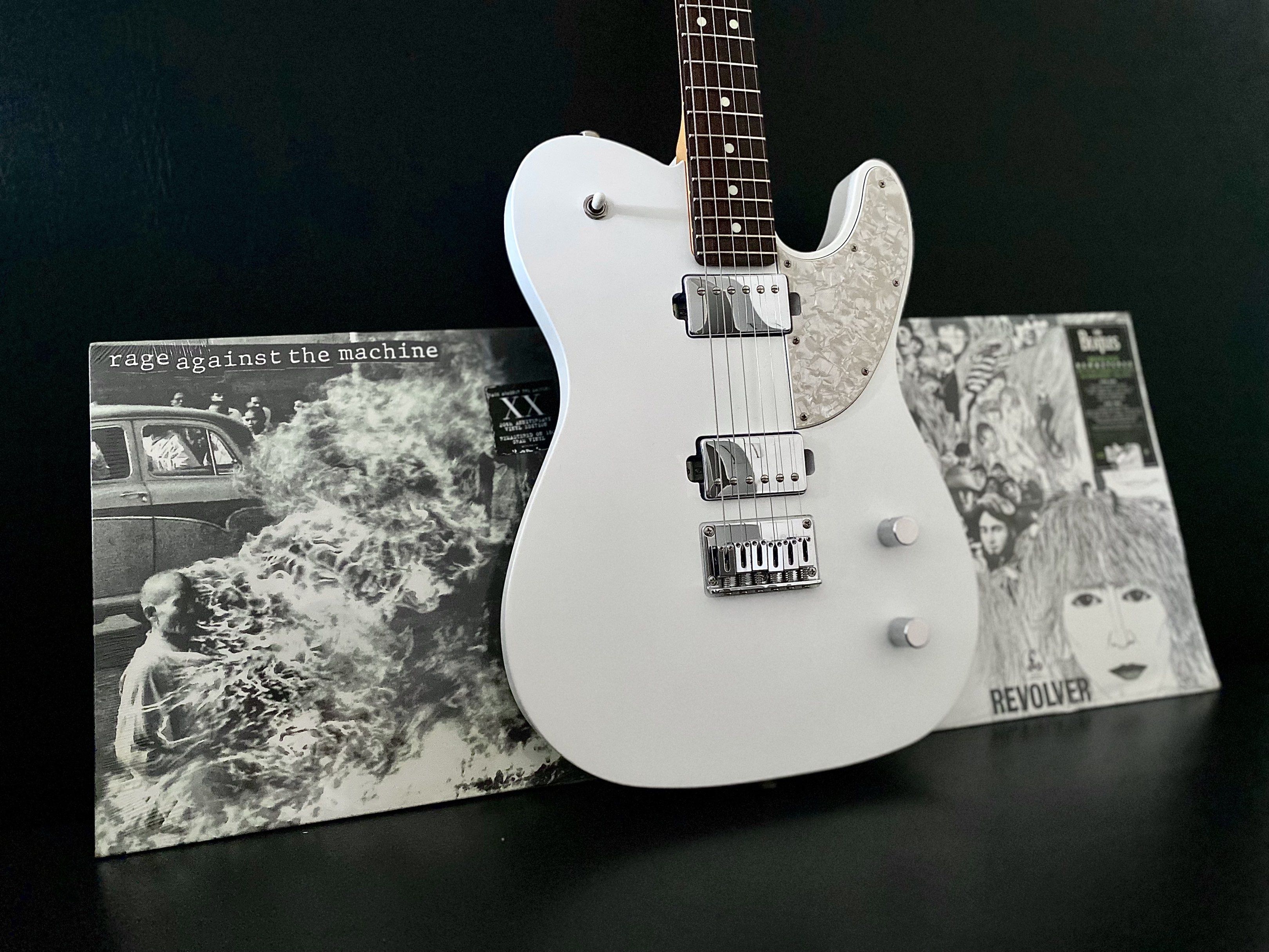 Limited Edition White Elemental Telecaster (Category: Musical Instruments) located in Makati City. Submitted by robma_ (Listing ID 1384412019, Image 2). Description: Fender Special Release Adler body + Maple neck Rosewood fingerboard White Satin finish Ultra responsive and easy to play Compound C to D satin neck shape Coil split from MEAN to LEAN Discontinued in Japan already Spank, Chime, Chug, Grind it has it all Discover m o r e in my p r o f 