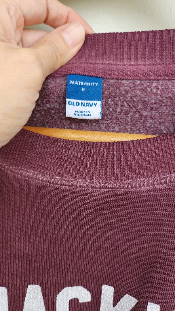 Old navy marron breasfeeding sweater (Category: Maternity wear) located in Quezon City. Submitted by declttermum (Listing ID 1418097708, Image 2). Description: Brandnew Old Navy maroon maternity jacket, size medium. Wysiwyg. #maroonmaternityjacket #oldnavyjacket #oldnavymaternityjacket #oldnavy #maternityjacket #maternitywear #pullovermaternityjacket #pulloverjacket #brownpulloverjacket #brownpullovermaternityjacket #oldnavymaternitysweatshirt #m