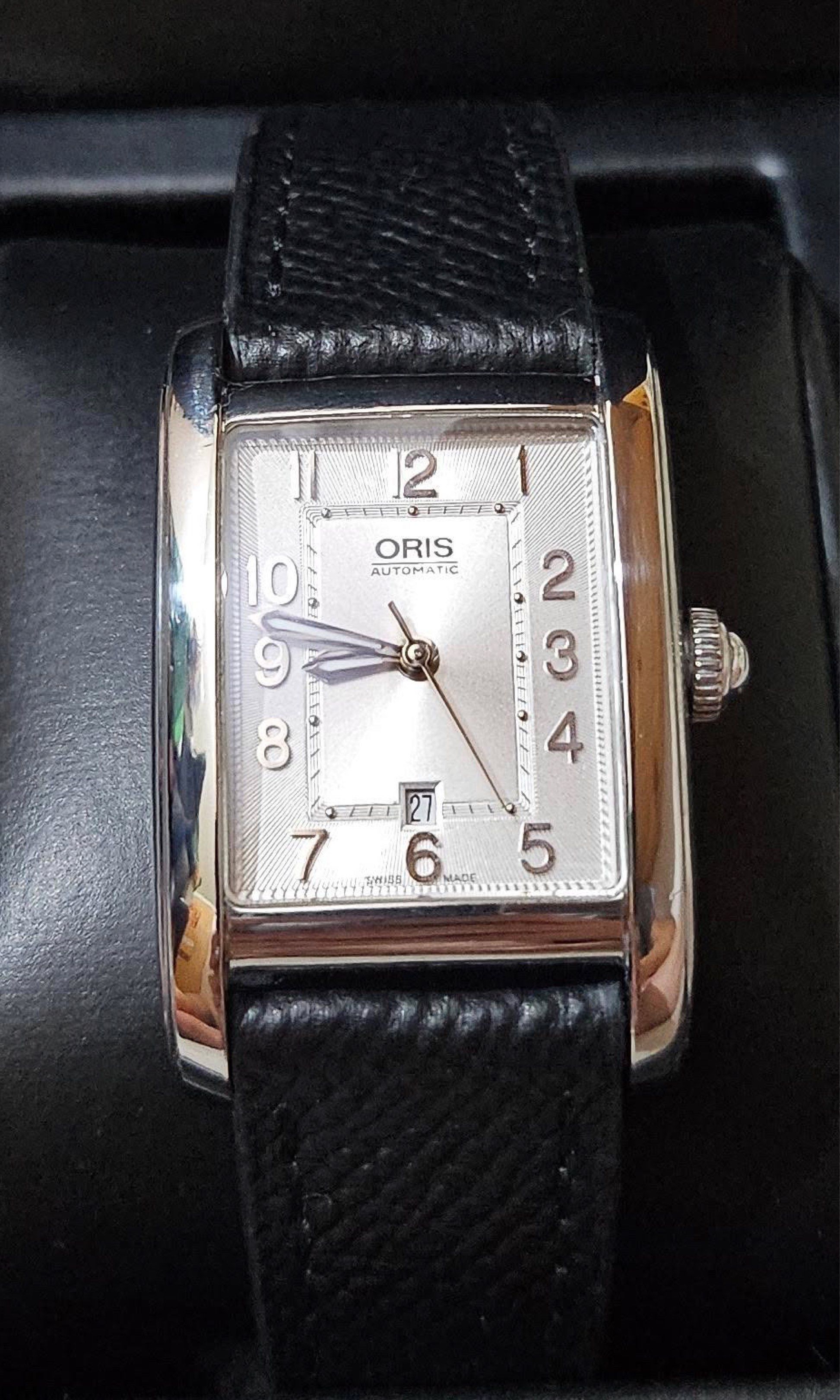 Oris Rectangular Date （分類：手錶）位於 Hong Kong。 由 kinhang97 提交（商品編號 1418167051，圖片 2）。簡介： 。