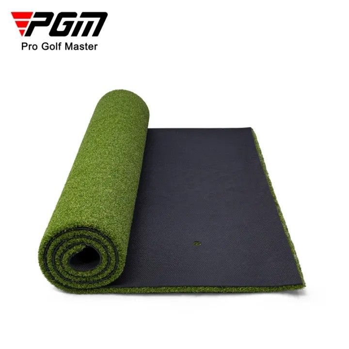 PGM DJD035 1*1.5m Golf Hitting Mat (Category: Golf) located in Quezon City. Submitted by whizdepot (Listing ID 1418035306, Image 2). Description: The PGM DJD035 golf hitting mat is a durable, portable training aid designed for both beginners and pros to practice their golf swings indoors or outdoors. It is made with high-quality artificial turf and a shock-absorbing base to simulate real-life course conditions. .