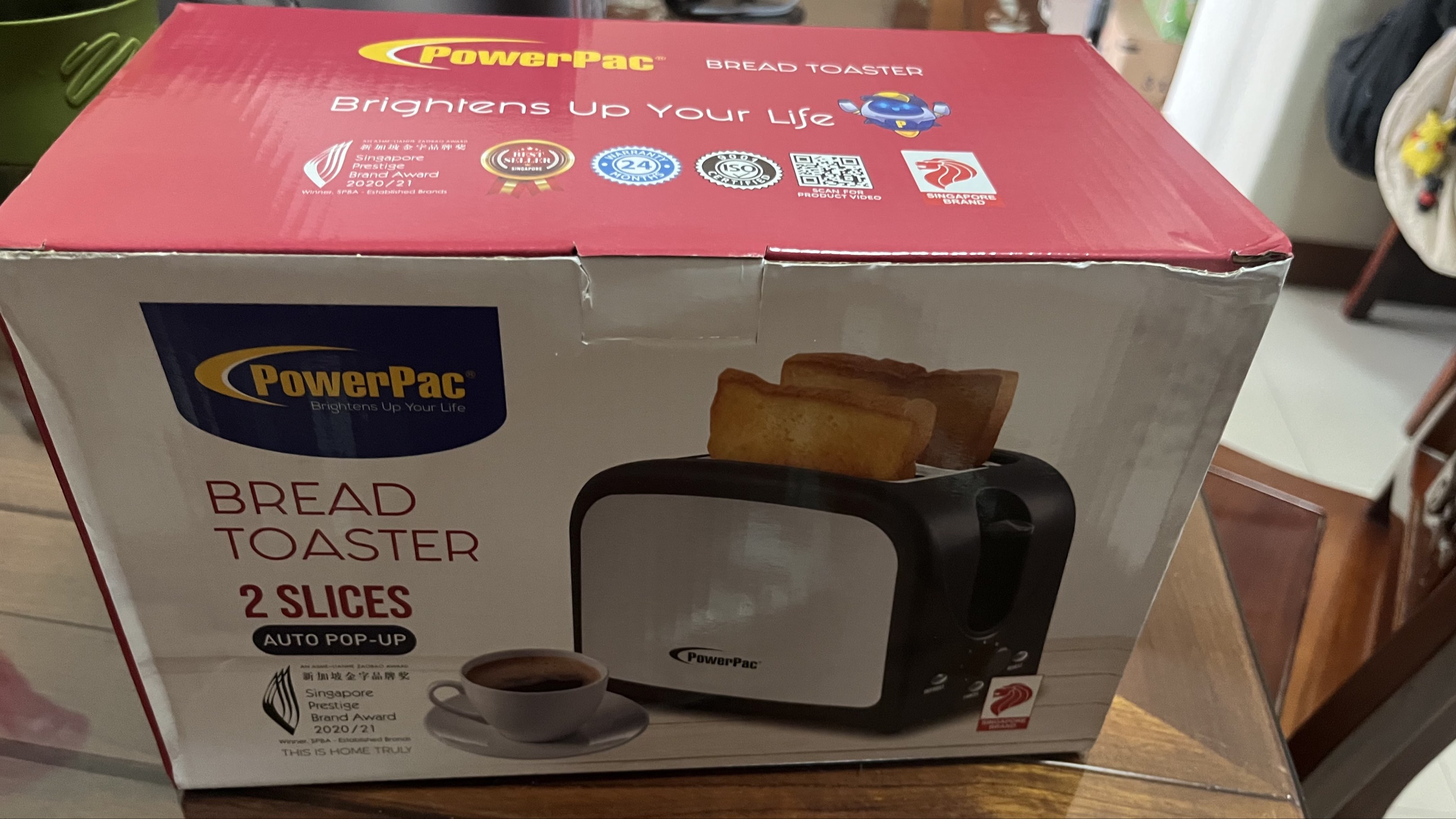 PowerPac 2-Slice Bread Toaster, TV & Home Appliances, Kitchen ...