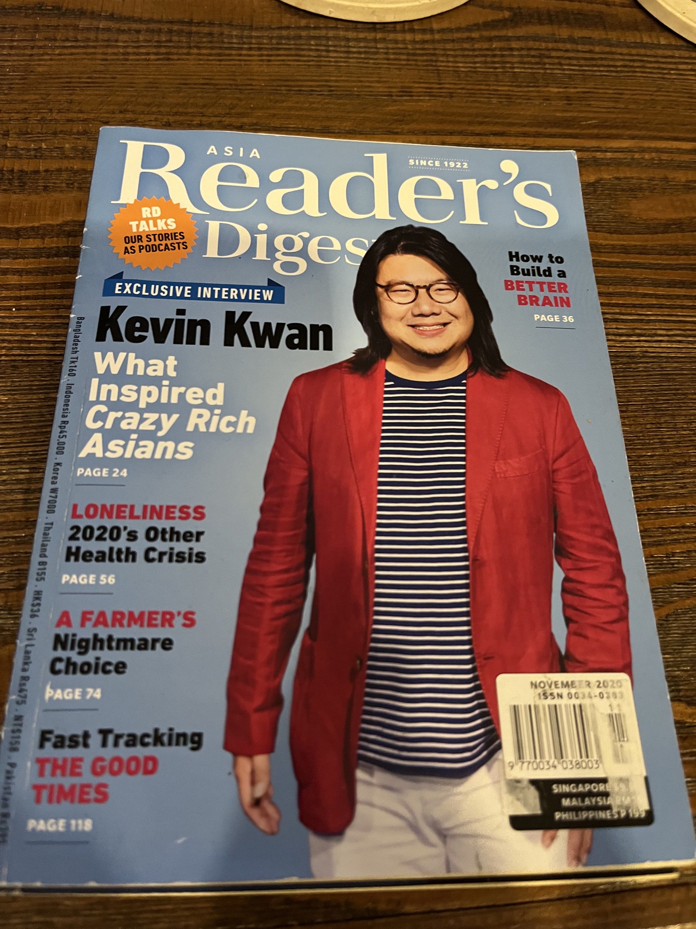 Reader's Digest Asia Magazine - Various Issues (Category: Magazines) located in Pasig City. Submitted by karenf71 (Listing ID 1418127724, Image 2). Description: Payment via Gcash/BDO Delivery thru Grab/Lalamove Selling for ₱90 each.