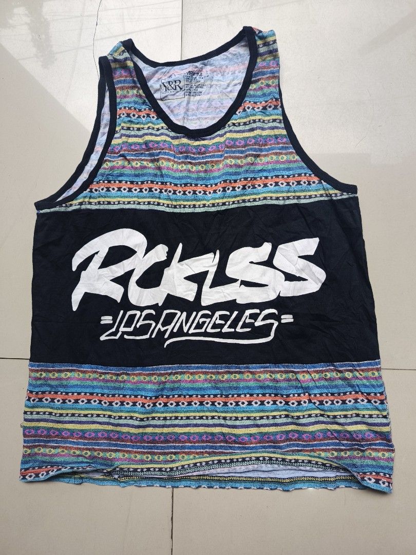 Reckless Los Angeles Tank Top (Category: Sleeveless) located in Manila. Submitted by nmictbon40960 (Listing ID 1418168795, Image 1). Description: dimes 20*27.