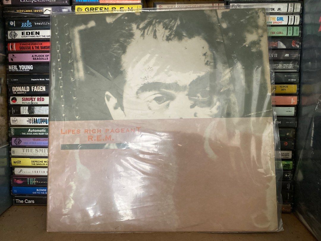 R.E.M. - Life's Rich Pageant Vinyl Record (Category: Vinyls) located in Tabaco. Submitted by cinemahilig (Listing ID 1418029330, Image 1). Description: VG+ 1st U.S Pressing. Masterdisk R.L on deadwax. Last price posted. Buyer shoulders shipping. Item location: Tabaco City, Albay. 09395763344.