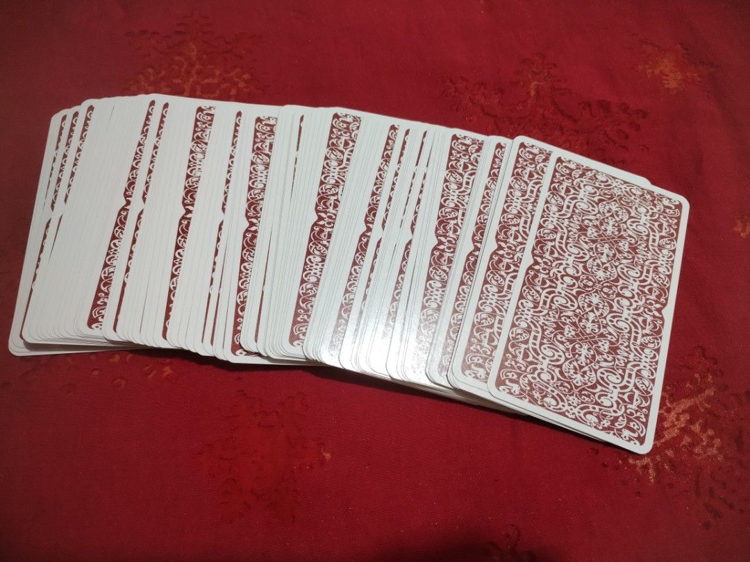 Tarot of Marseille Deck (Category: Religion Books) located in Manila. Submitted by archtypeenthusiast (Listing ID 1418156427, Image 2). Description: - Tarot of Marseille deck - Features colorful illustrations - Complete deck - Includes a box - Red and white design on the card backs (1st edition design).