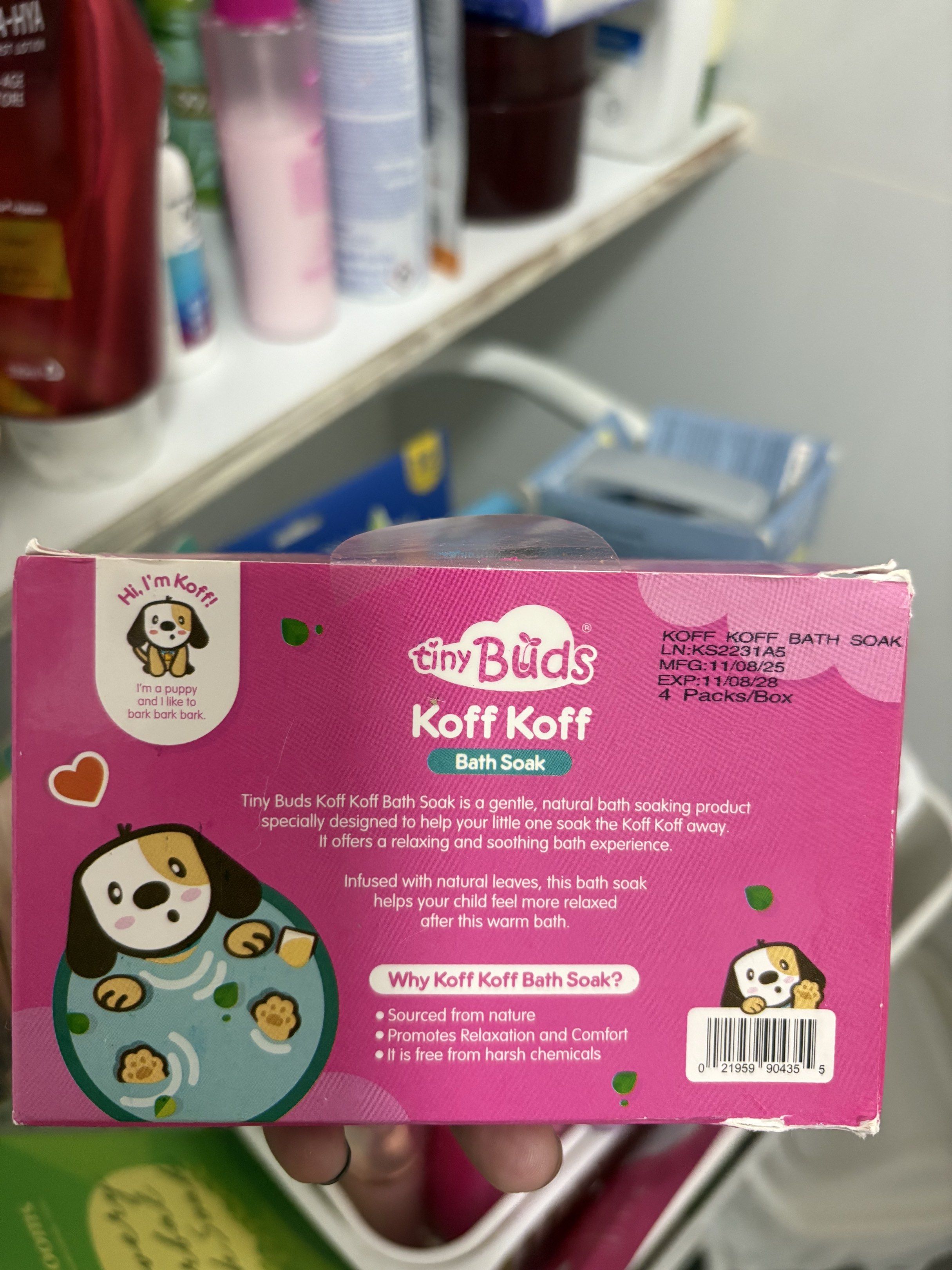 tinybuds baby bath soak (Category: Other Baby Bathing & Changing Needs) located in Malabon City. Submitted by monstershaaa (Listing ID 1418069979, Image 2). Description: for colds original - i dont buy fakes po pag kay baby rfs - so many bath soak .
