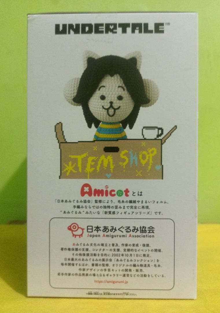 Undertale Amicot Temmie - Banpresto Figure (Category: Figurines & Statues) located in Pasig City. Submitted by soulscyther (Listing ID 1418184961, Image 3). Description: ✨Banpresto Undertale Amicot Temmie 🔸💯 authentic & brand new 🔸Mint-In-Sealed-Box (MISB) condition 🔸approx. 14 cm (5.5 inches) 🔸from the videogame Undertale 💳 Open for terms/installment 💵 MOP - Gcash 📦 MOD - Lalamove/LBC 📍 Loc: Pasig/Cainta.