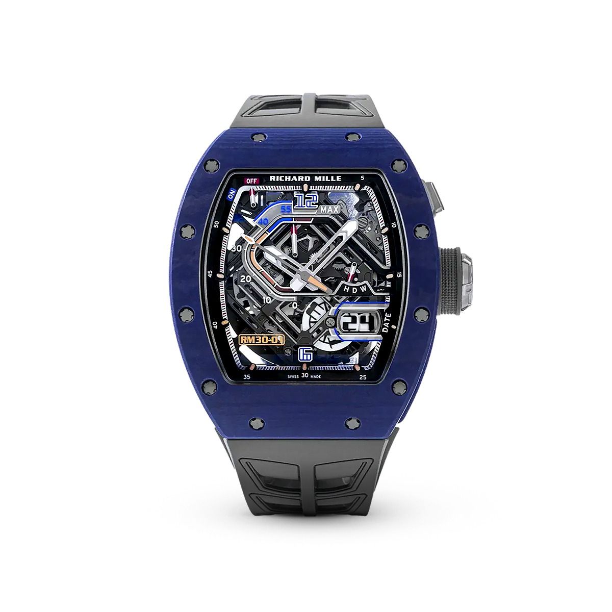 Unworn 2025 Richard Mille RM30-01 Blue TPT, Luxury, Watches on Carousell