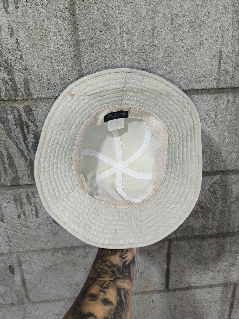 Vintage Balmain Paris Bucket Hat (Category: Hats & Beanies) located in Taguig. Submitted by free_world (Listing ID 1418140824, Image 3). Description: Condition - 8.5/10 Size 56 Issue - Minor Stains (see last 3 photos) ₱500+sf MOP - GCASH MOD - J&T 📩.