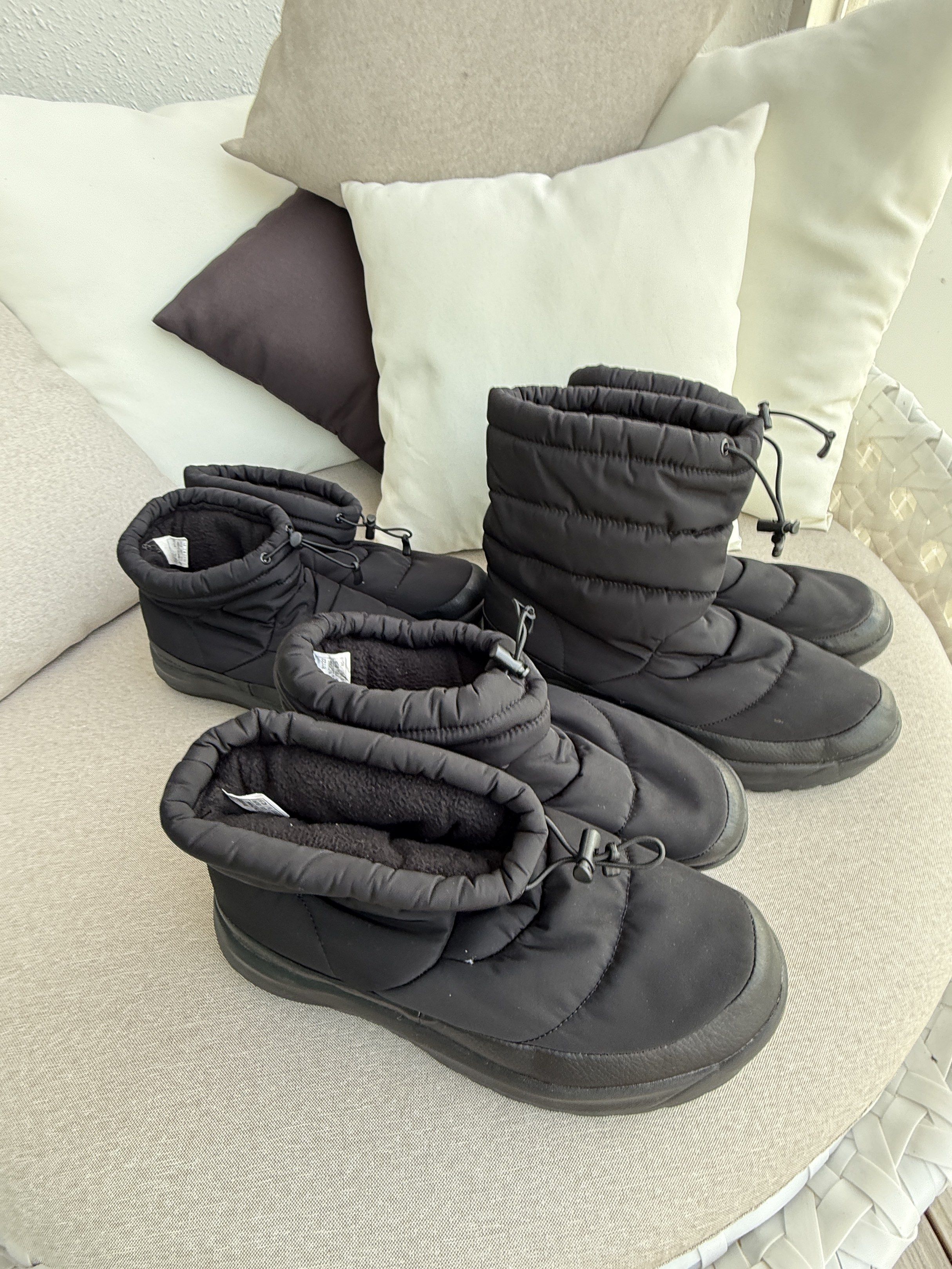 Black Winter Fashion Boots 2026.Waterproof Winter Boots - Black, Women's Fashion, Footwear, Boots on ...
