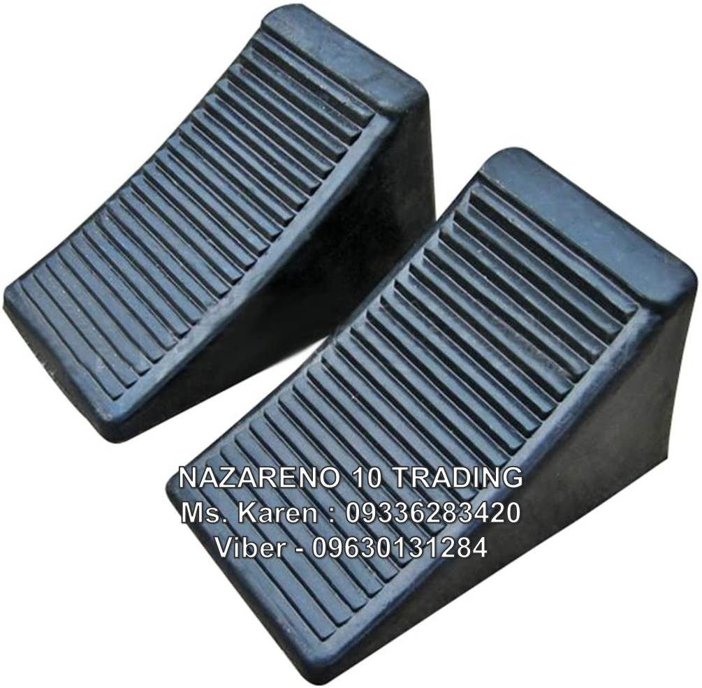 Wheel Chock Wheel Bump / Stopper (Category: Looking For) located in Bacoor. Submitted by kajezame.2021 (Listing ID 1418070582, Image 1). Description: Wheel Chock Wheel Bump / Stopper Also available: • Traffic cone • Parking Block stopper • Hooded trash bin • Road Plastic Barrier • Spill boom • Fishing buoy • Spill Kit • Stanchion Post • Rain Coat • Solar Arrow Board For More Details and Discount Contact Ms. Karen NAZARENO 10 TRADING 0963 0131 284