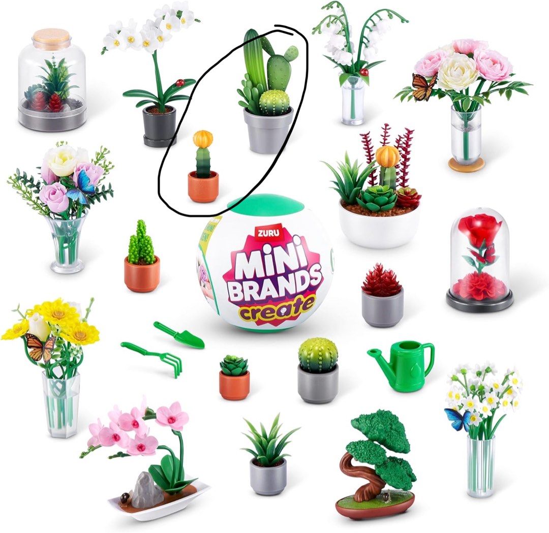 ZURU Mini Brands Create — Garden (Category: Designer & Blind Box Toys) located in Las Pinas. Submitted by lovedbydemn (Listing ID 1418019129, Image 3). Description: - ZURU Mini Brands Create set: Includes miniature gardening items. Opened capsule but sealed foil Bought for PHP649 RFS: dupe Can do meet ups with handling fee and shipping (j&t and lbc).