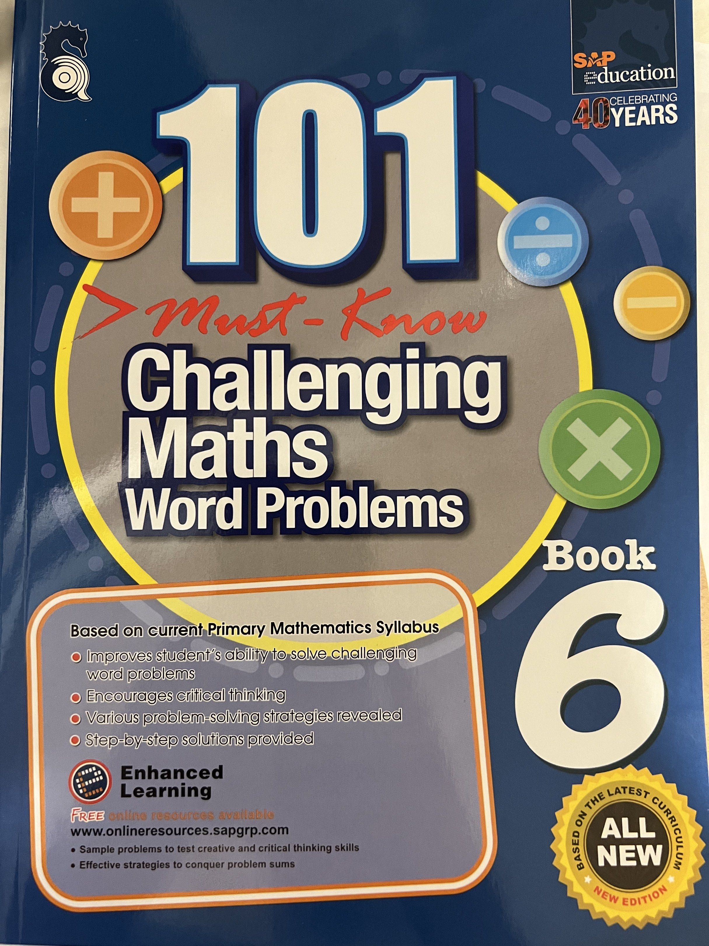 101 Must-Know Challenging Maths Word Problems - Book 5 & 6, Hobbies ...